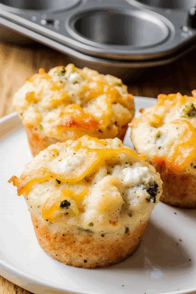 Broccoli Cheddar Muffins