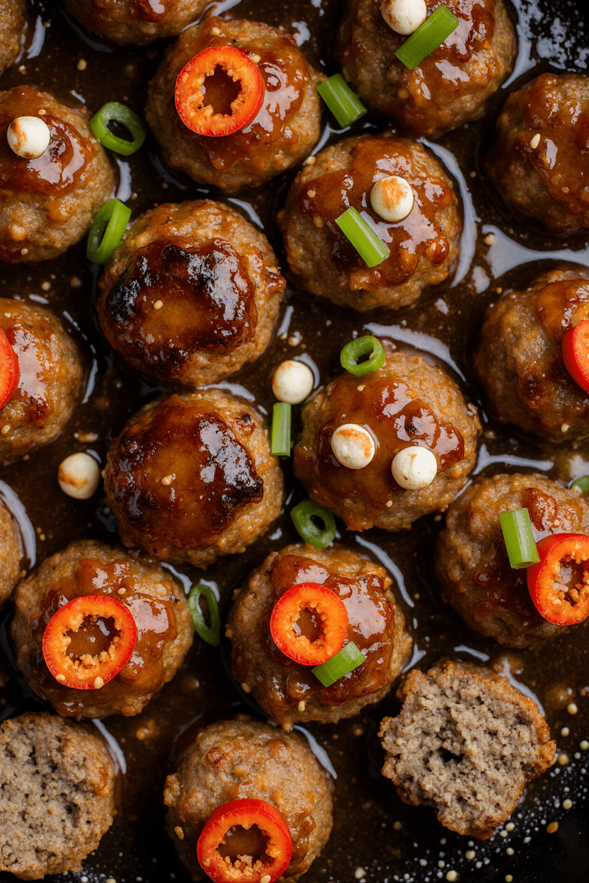 Kung Pao Meatballs