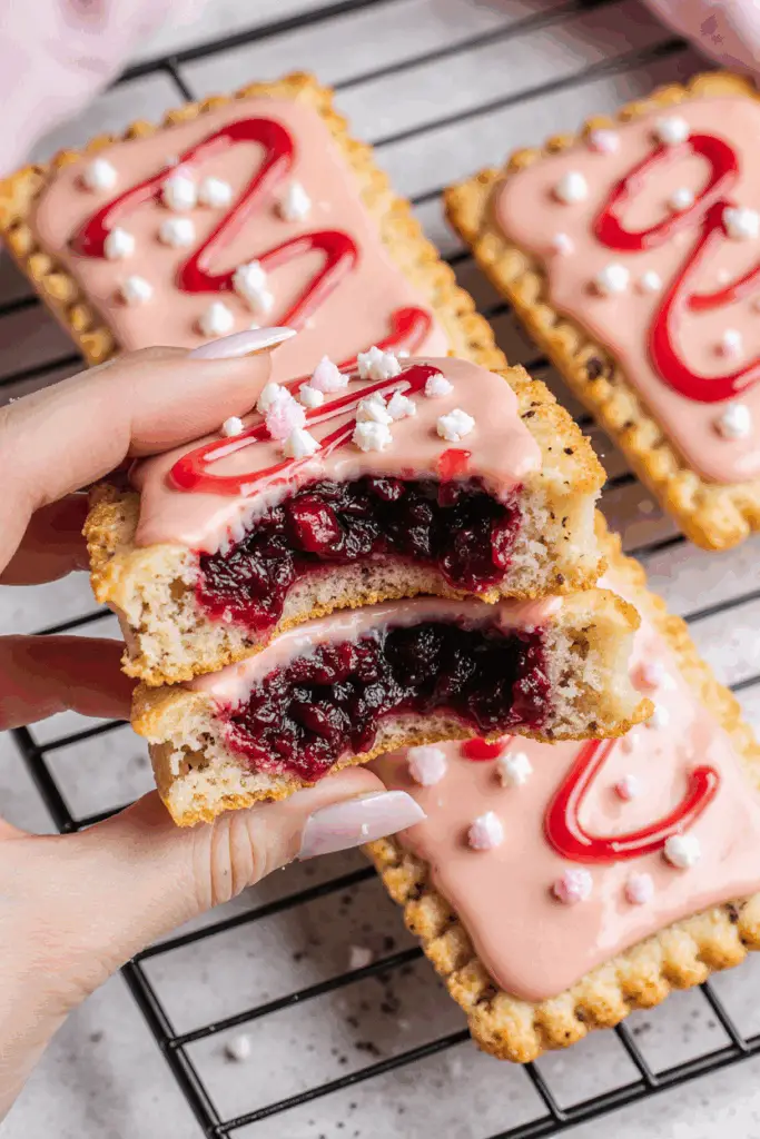 Raspberry Protein Pop Tarts