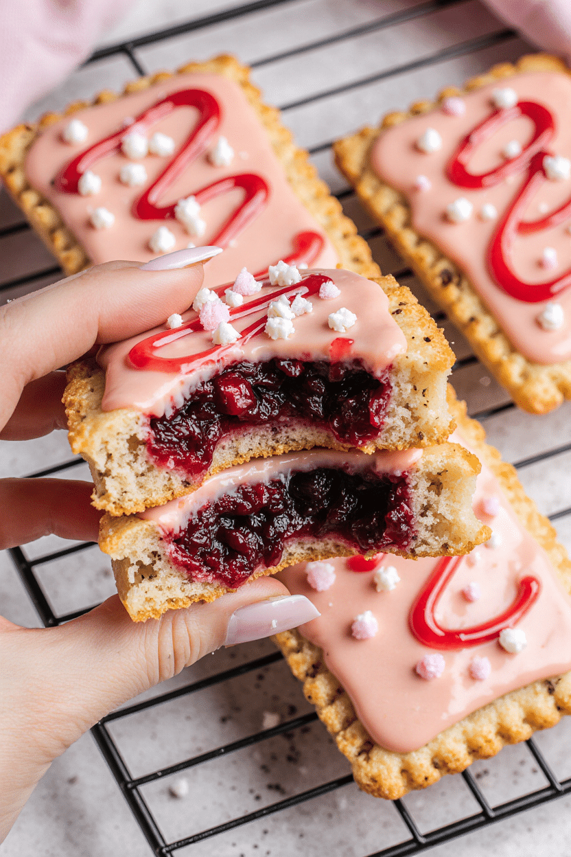 Raspberry Protein Pop Tarts