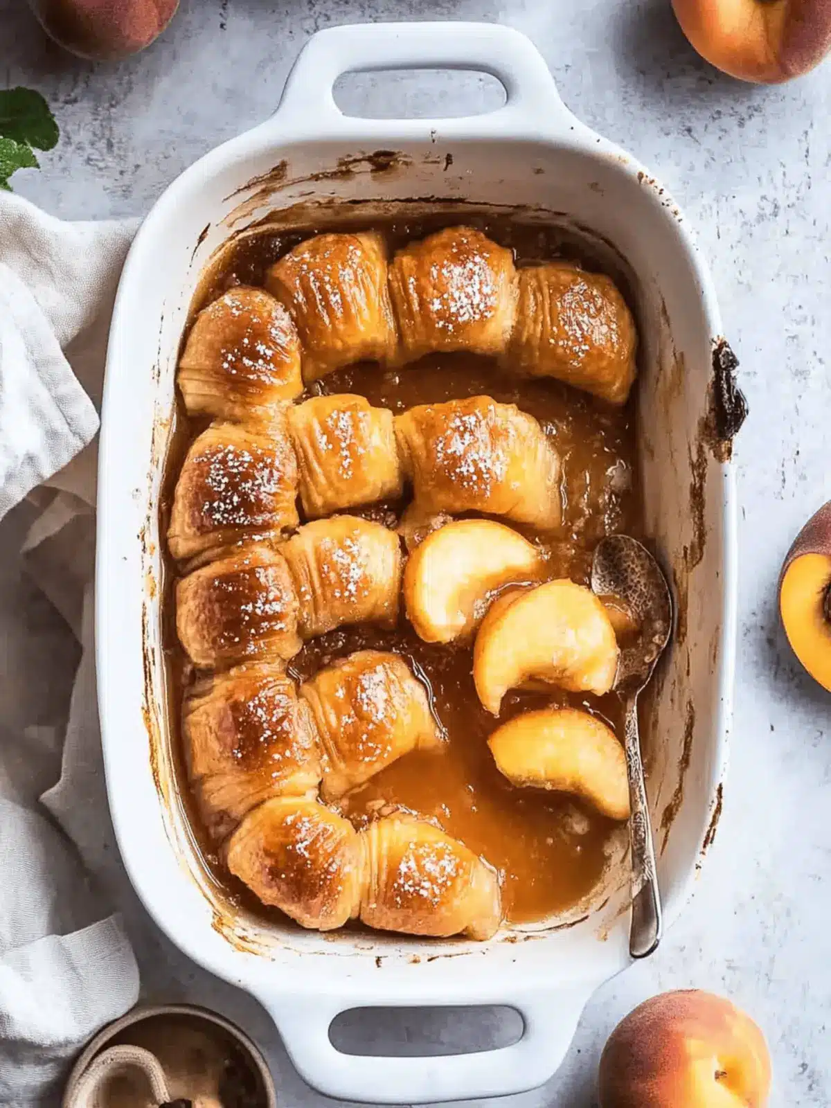 Peach Dumplings