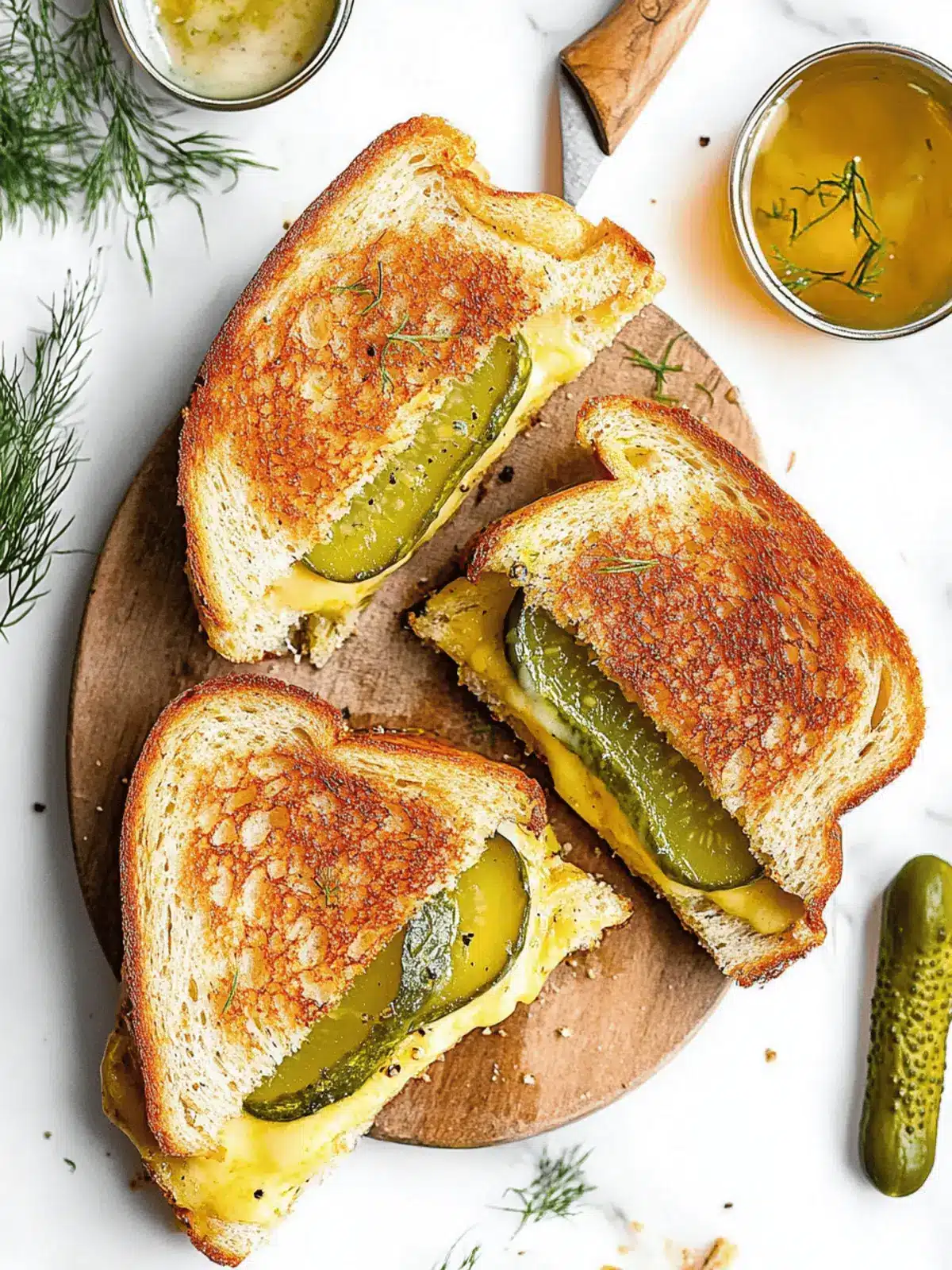Ultimate Pickle Grilled Cheese: A Tangy Comfort Food Delight