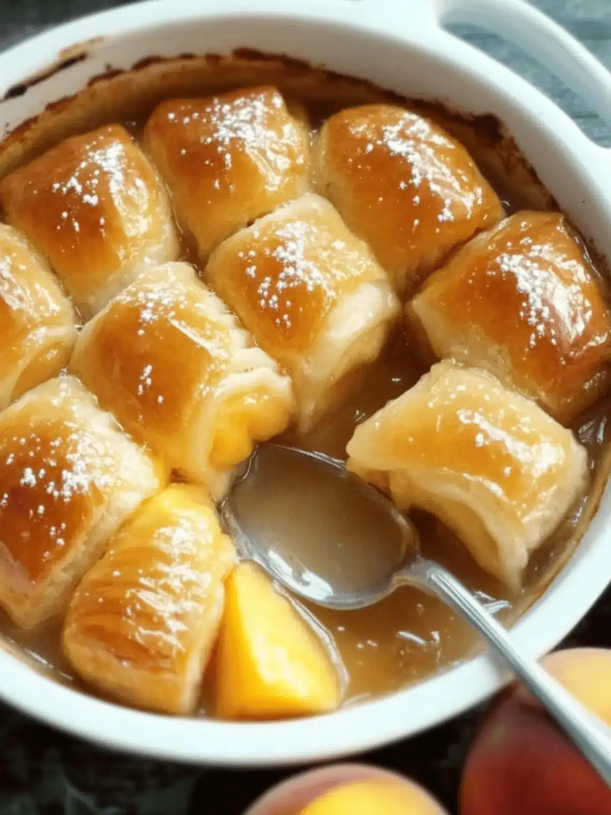 Peach Dumplings