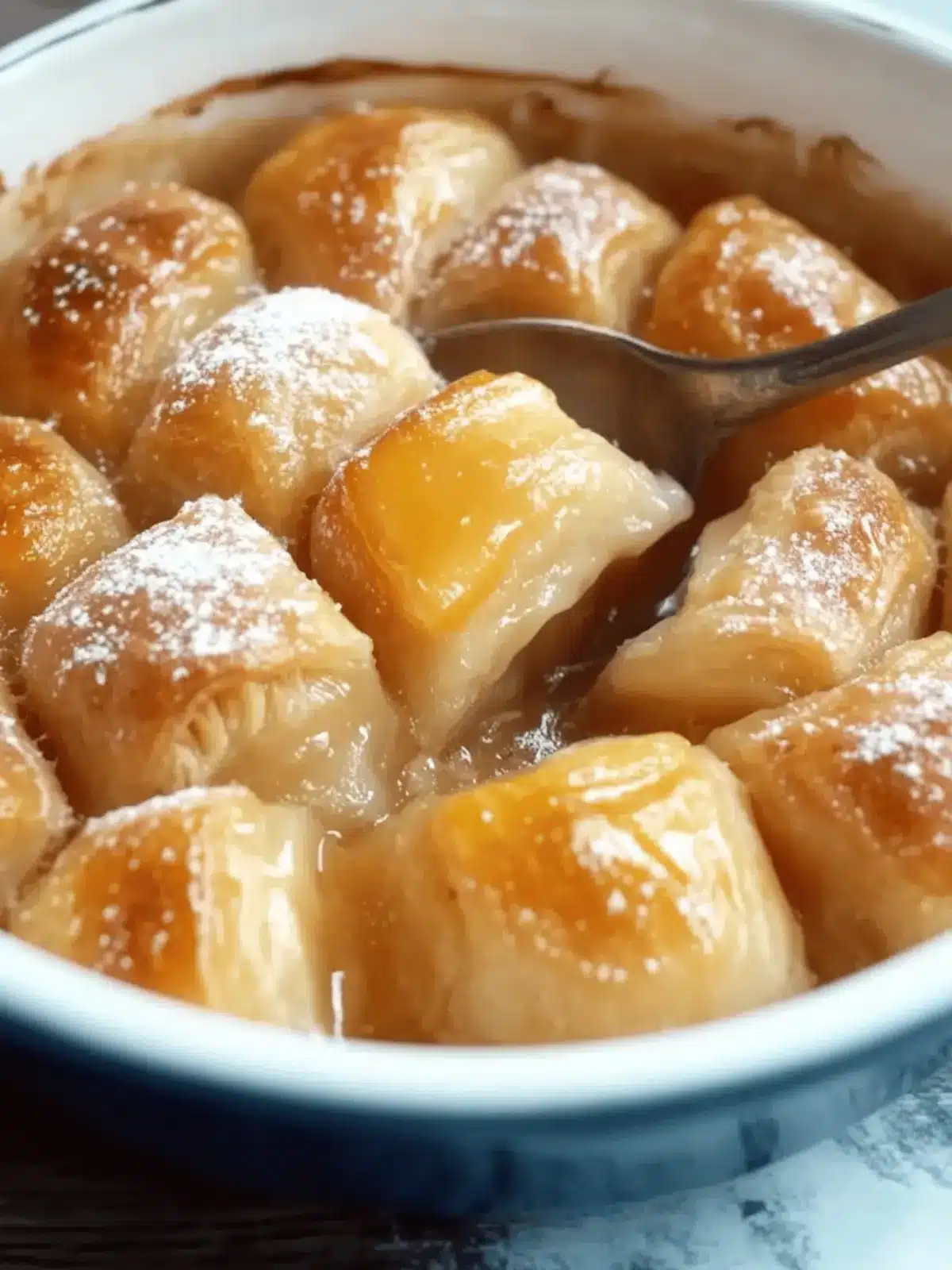 Peach Dumplings