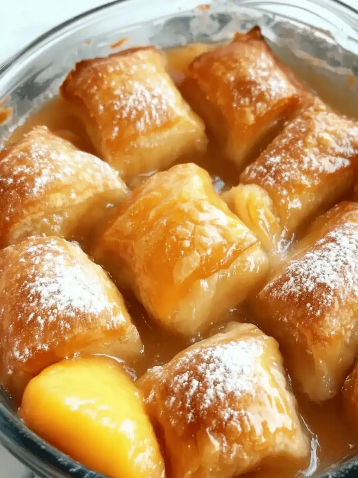 Peach Dumplings