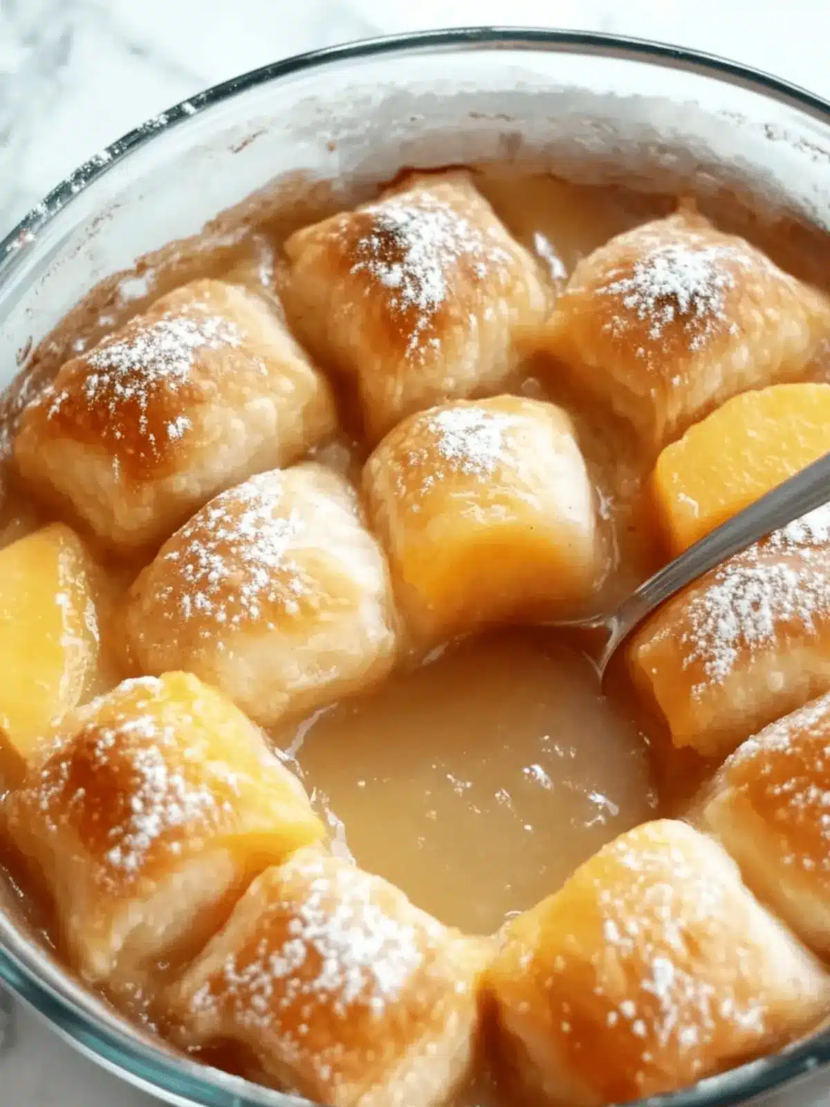 Peach Dumplings