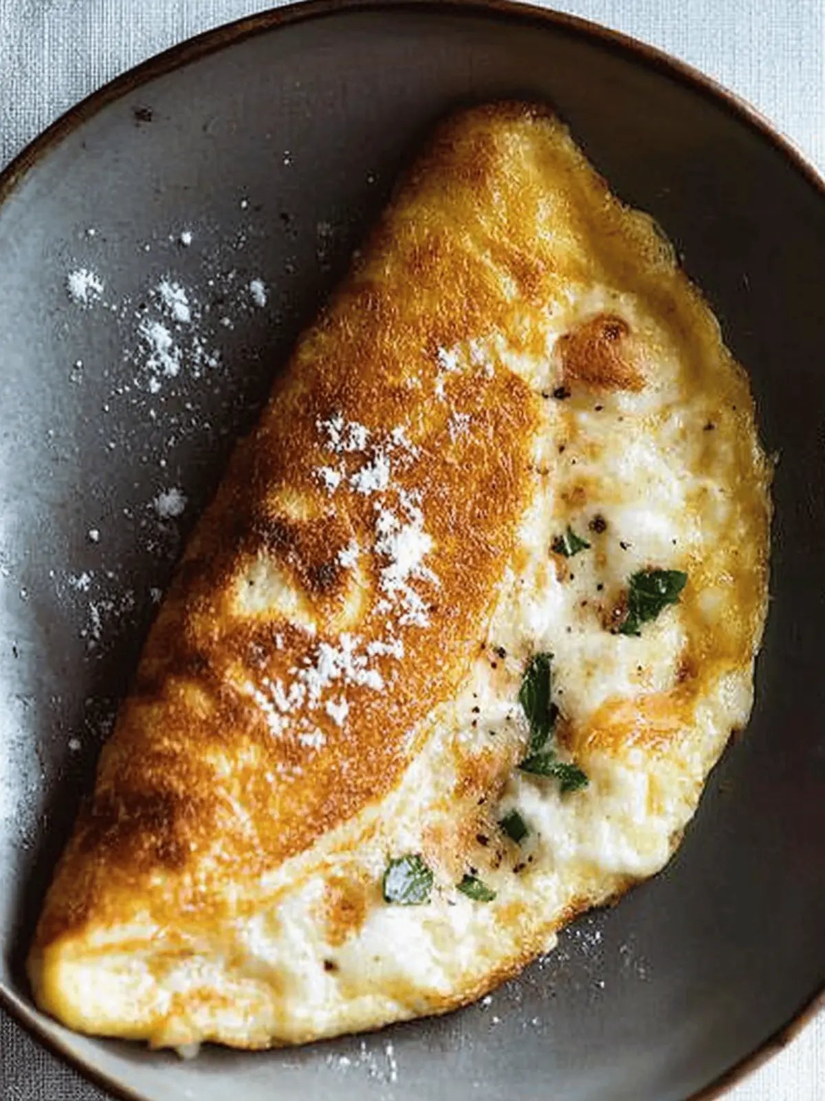 Fluffy Puffed Cheese Omelette Recipe for a Breakfast Boost