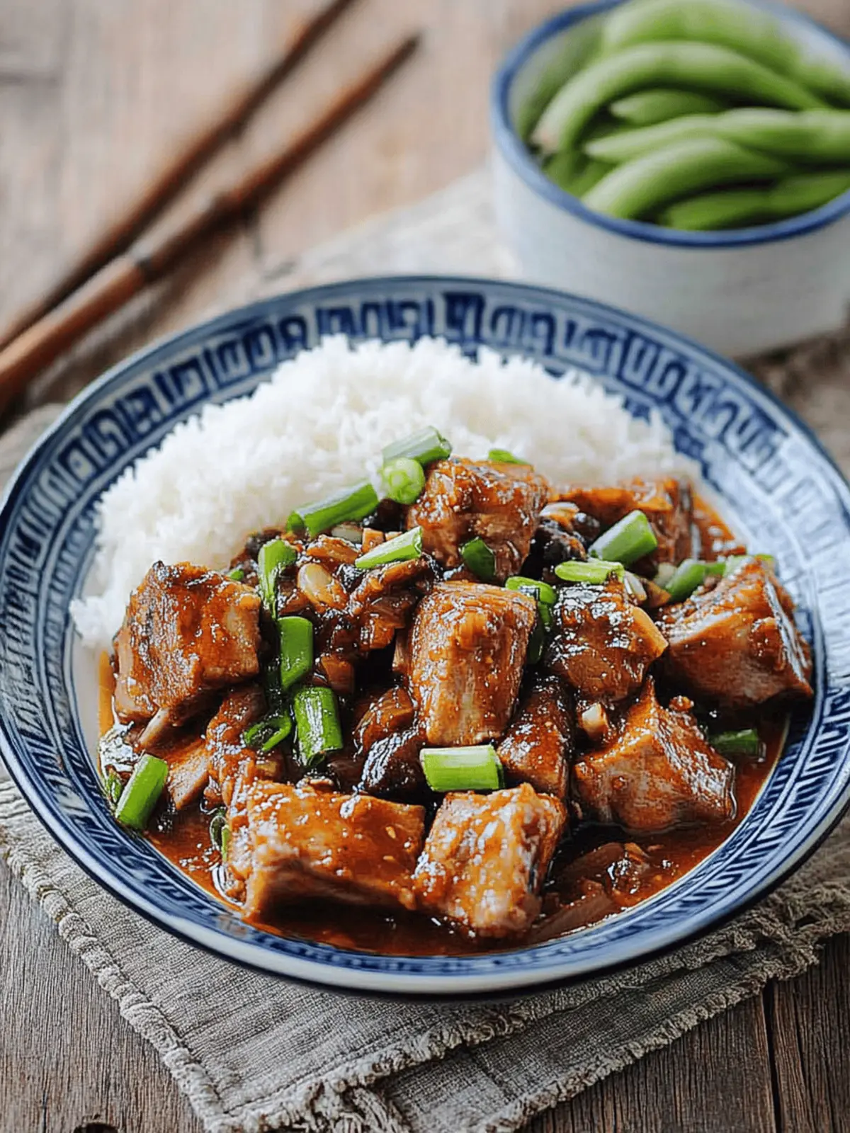 Pork Ribs with Black Bean Sauce