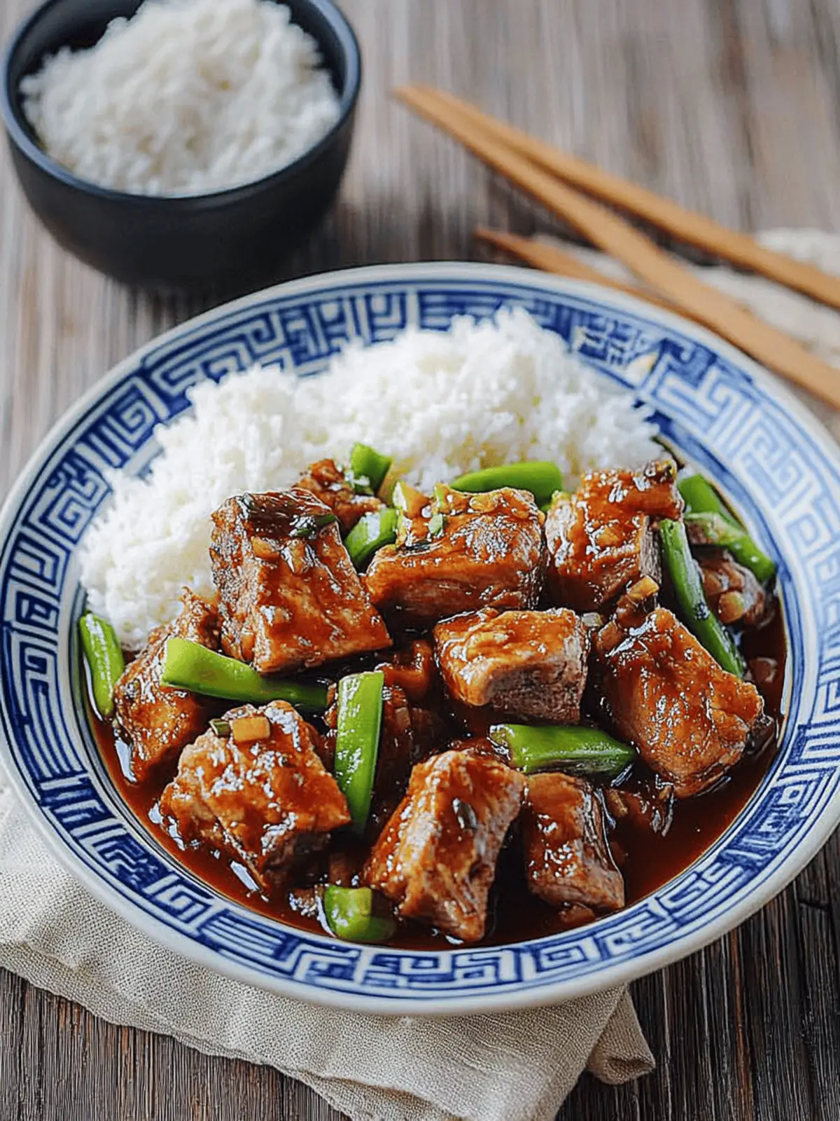Pork Ribs with Black Bean Sauce