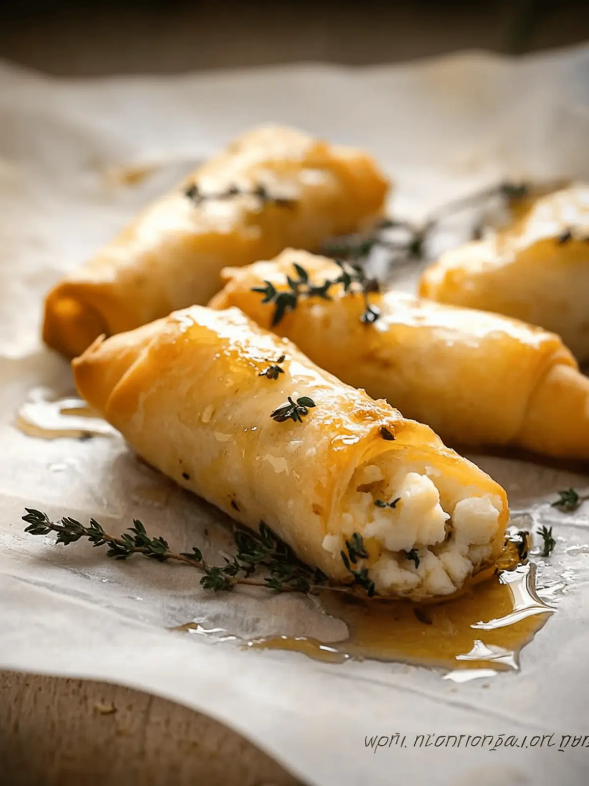 Baked Goat Cheese Rolls with Honey and Thyme for Irresistible Flavor 5 Baked Goats Cheese Rolls with Honey and Thyme