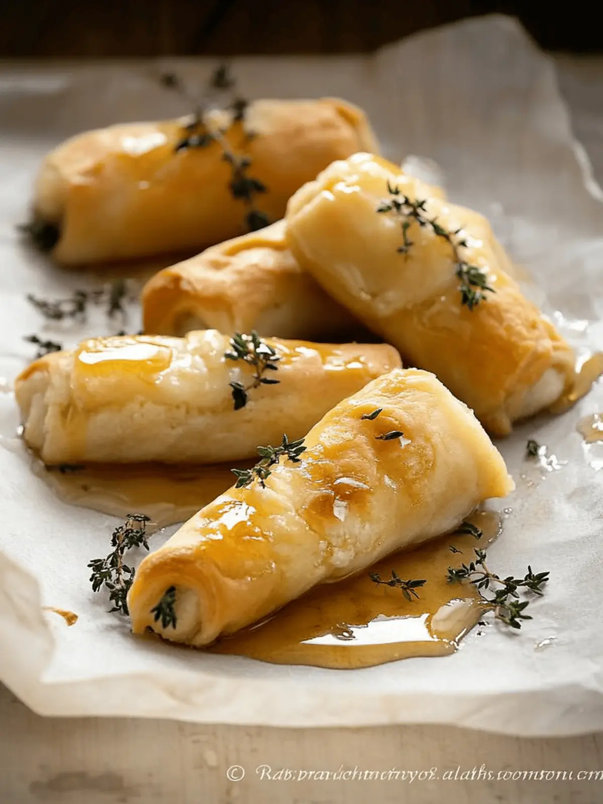 Baked Goat Cheese Rolls with Honey and Thyme for Irresistible Flavor 3 Baked Goats Cheese Rolls with Honey and Thyme