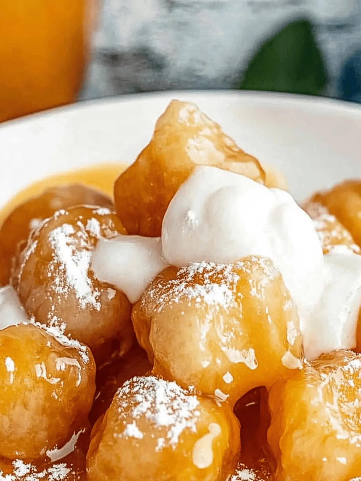 Peach Dumpling Bubble Up