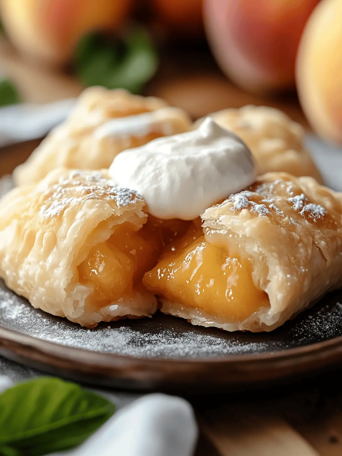 Country Peach Dumplings