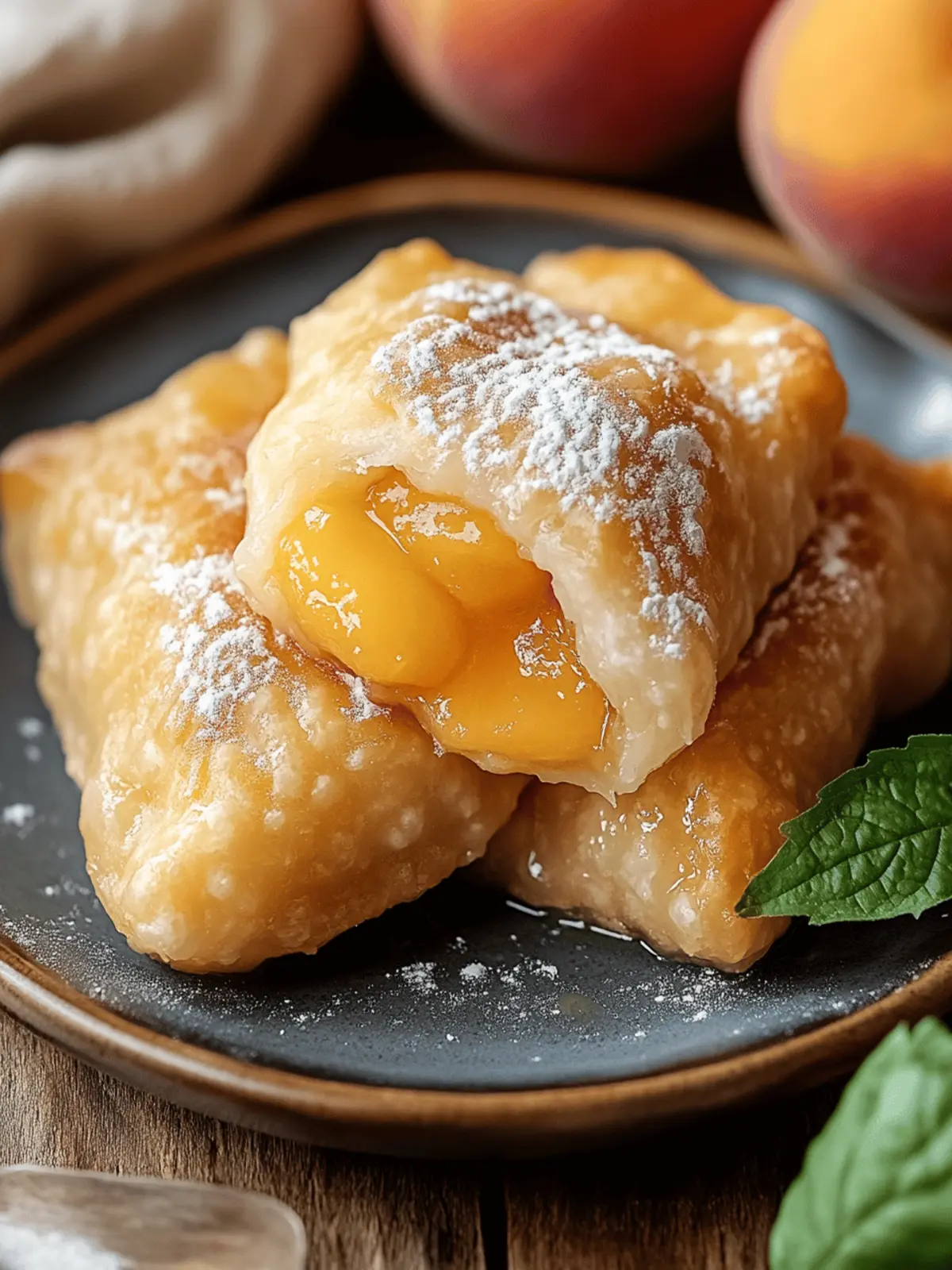 Country Peach Dumplings