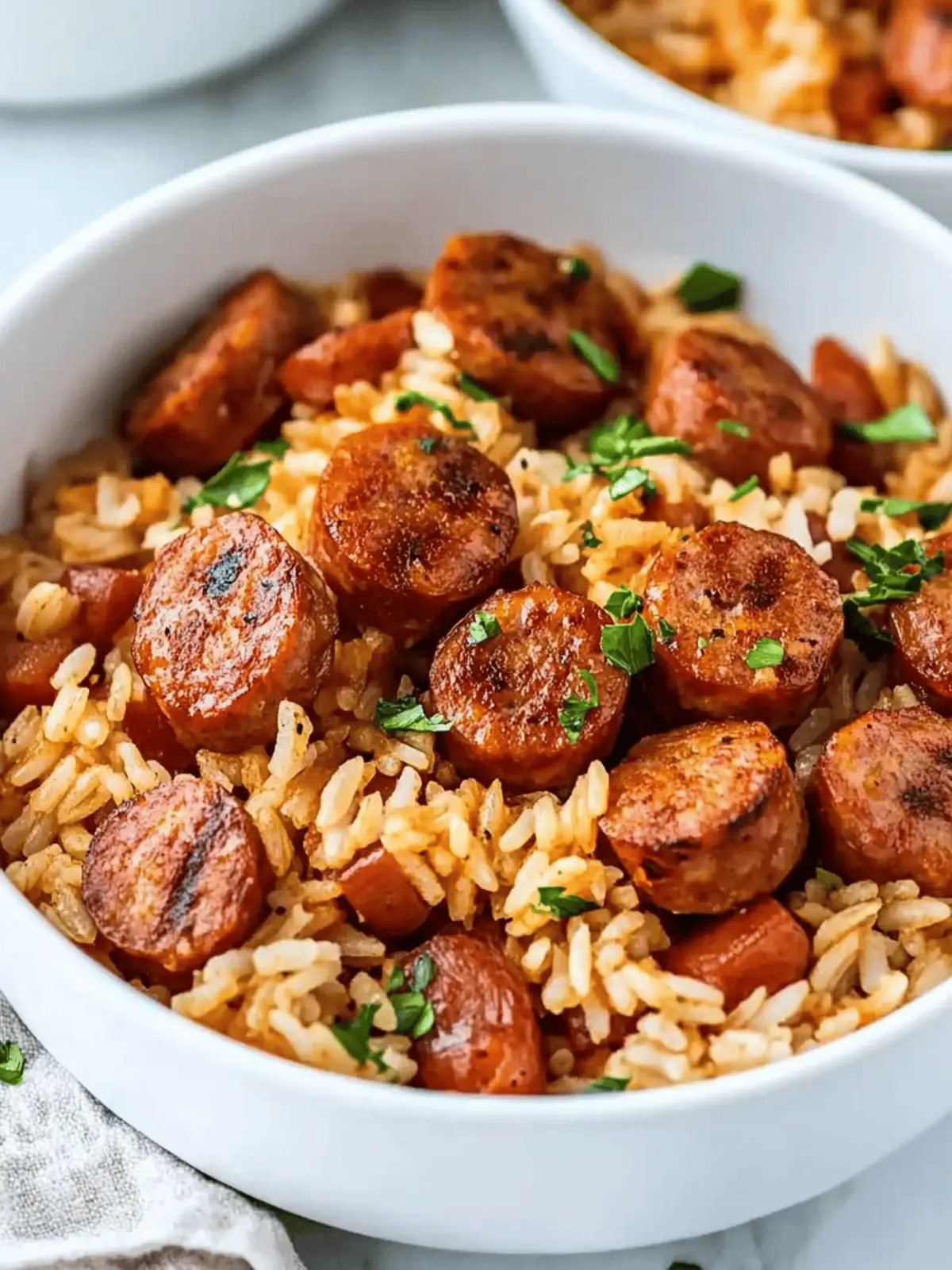 One-Pot Smoked Sausage and Rice Dinner
