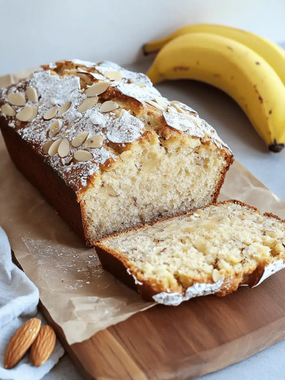 Almond Croissant Banana Bread