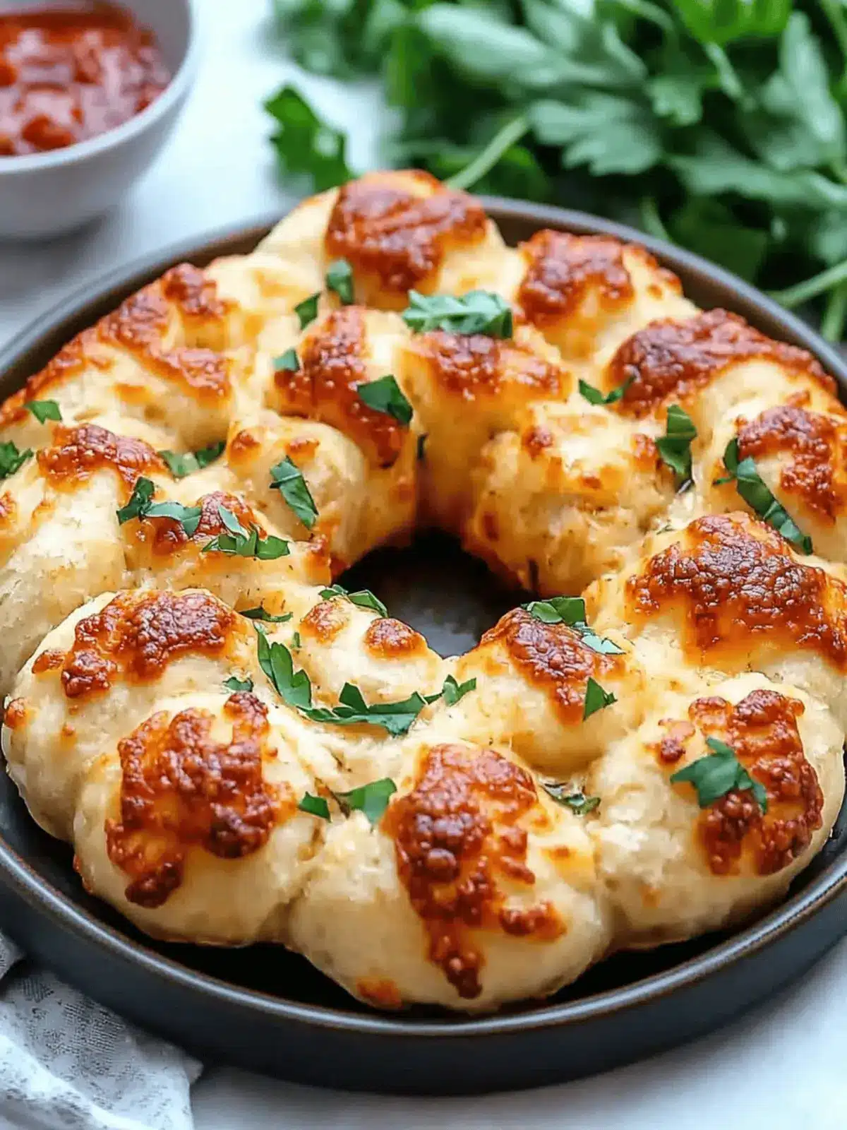 Pull Apart Pizza Monkey Bread
