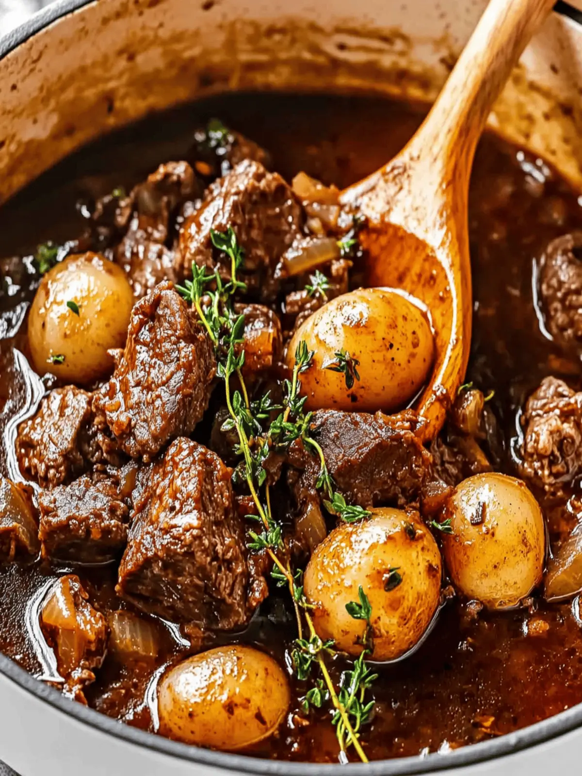 Beef Stifado (Greek Beef Stew)