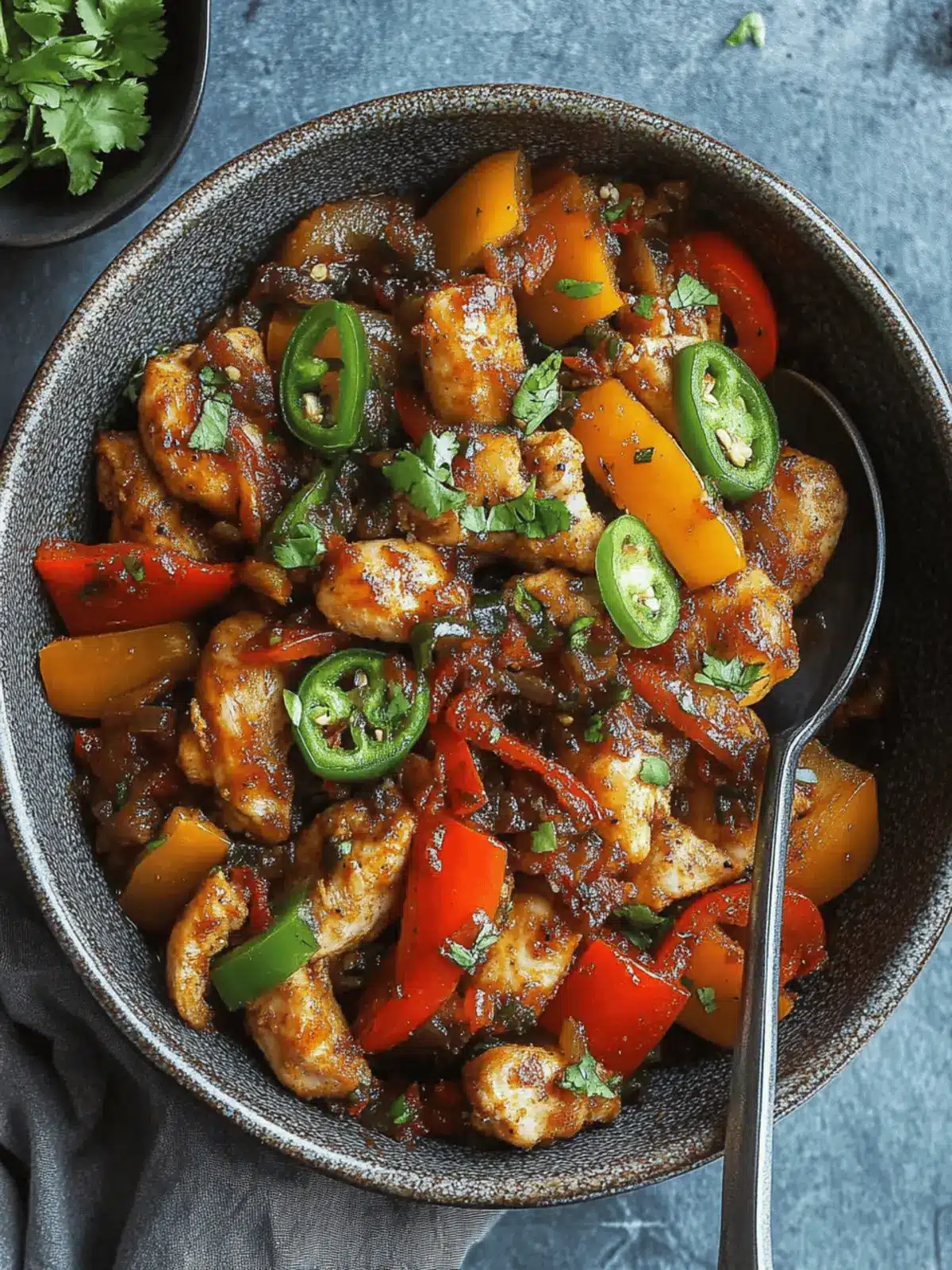 Jalapeno Chicken with Bell Peppers