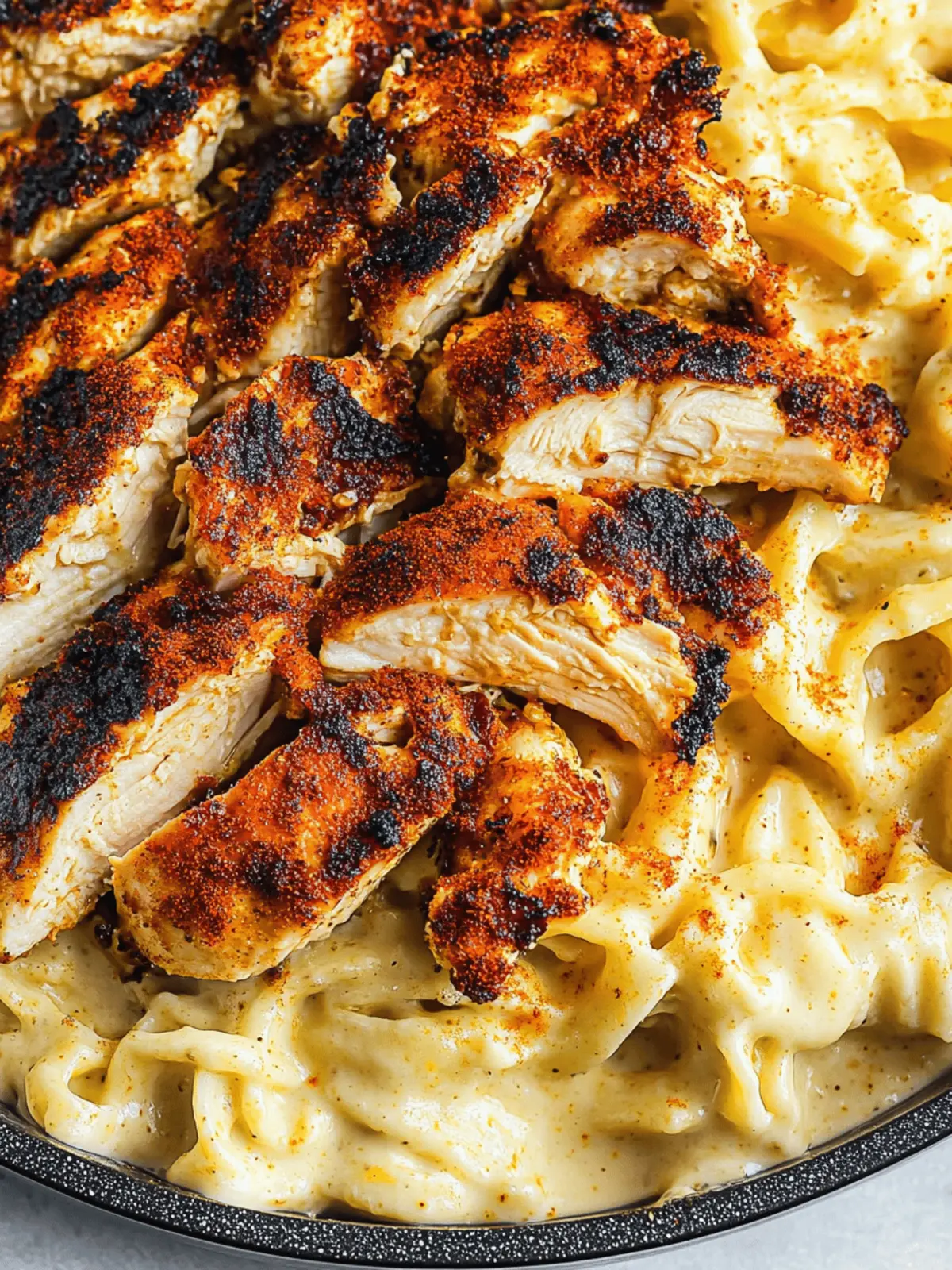 Blackened Cajun Chicken Alfredo