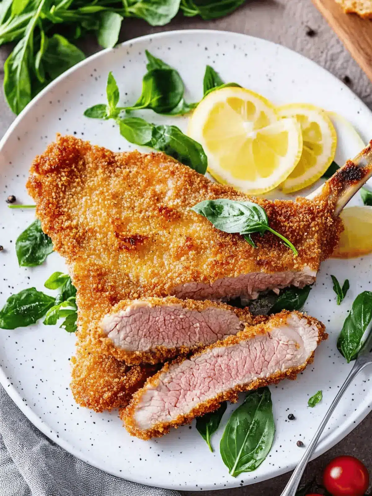 Bone-In Veal Milanese (Cotoletta alla Milanese)