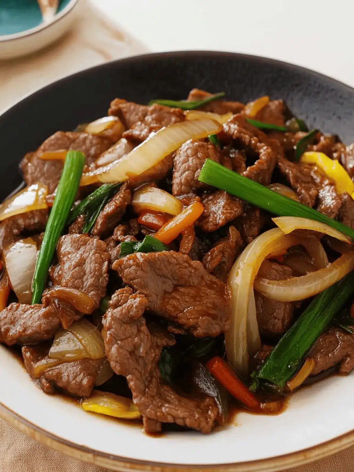 Beef and Onion Stir Fry