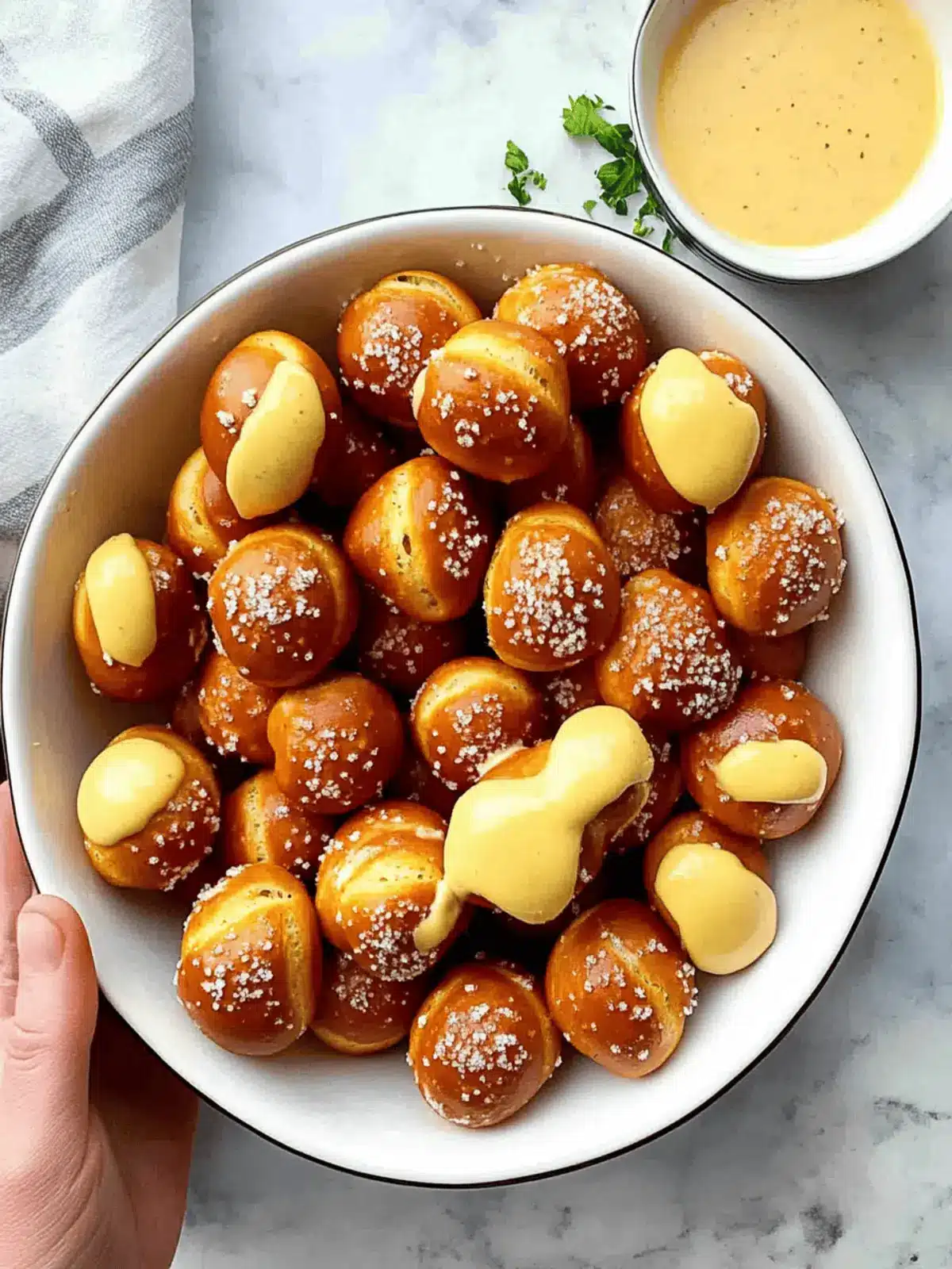 Buttery Soft Pretzel Bites