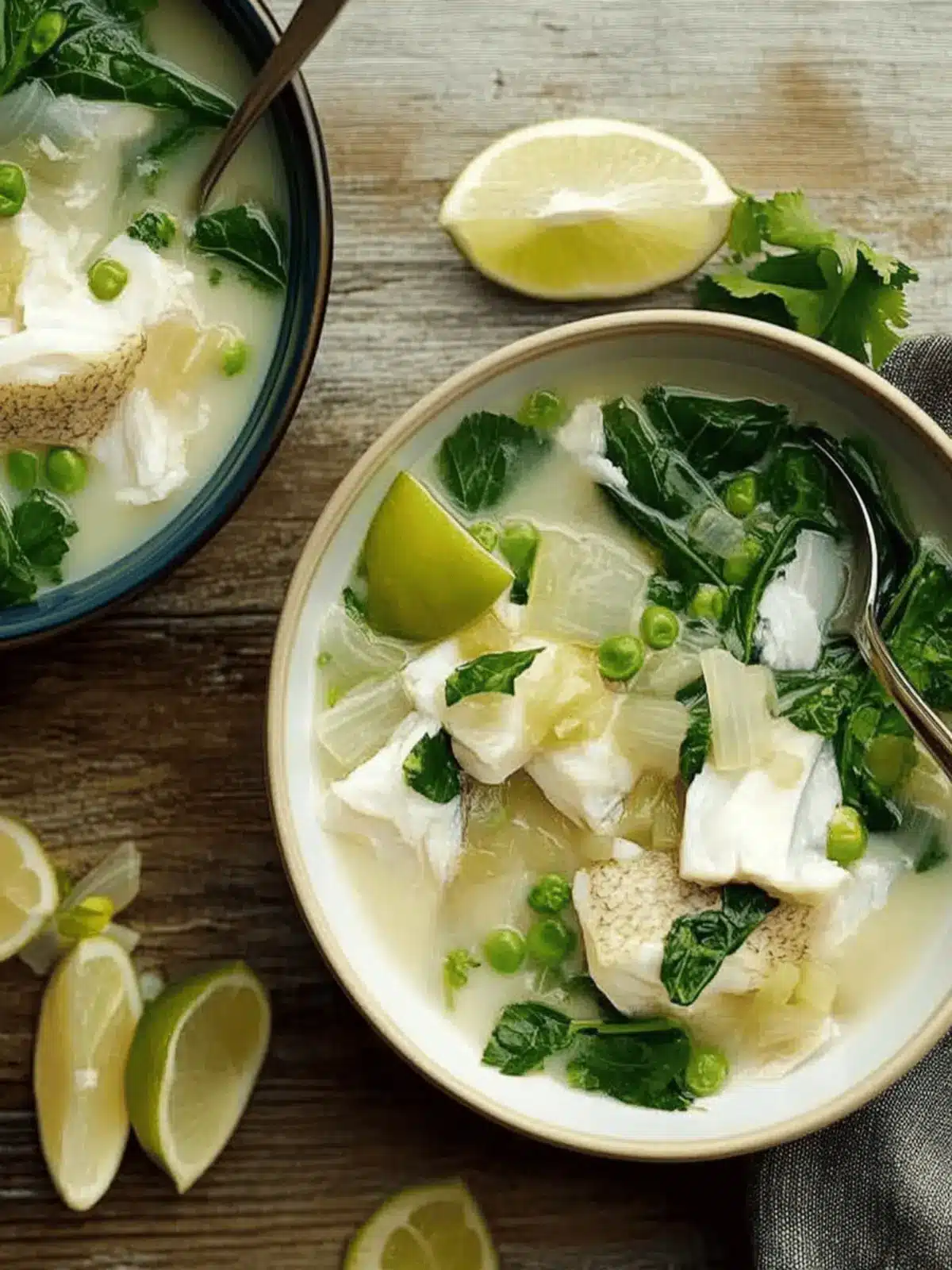 Coconut Fish Stew With Ginger and Greens