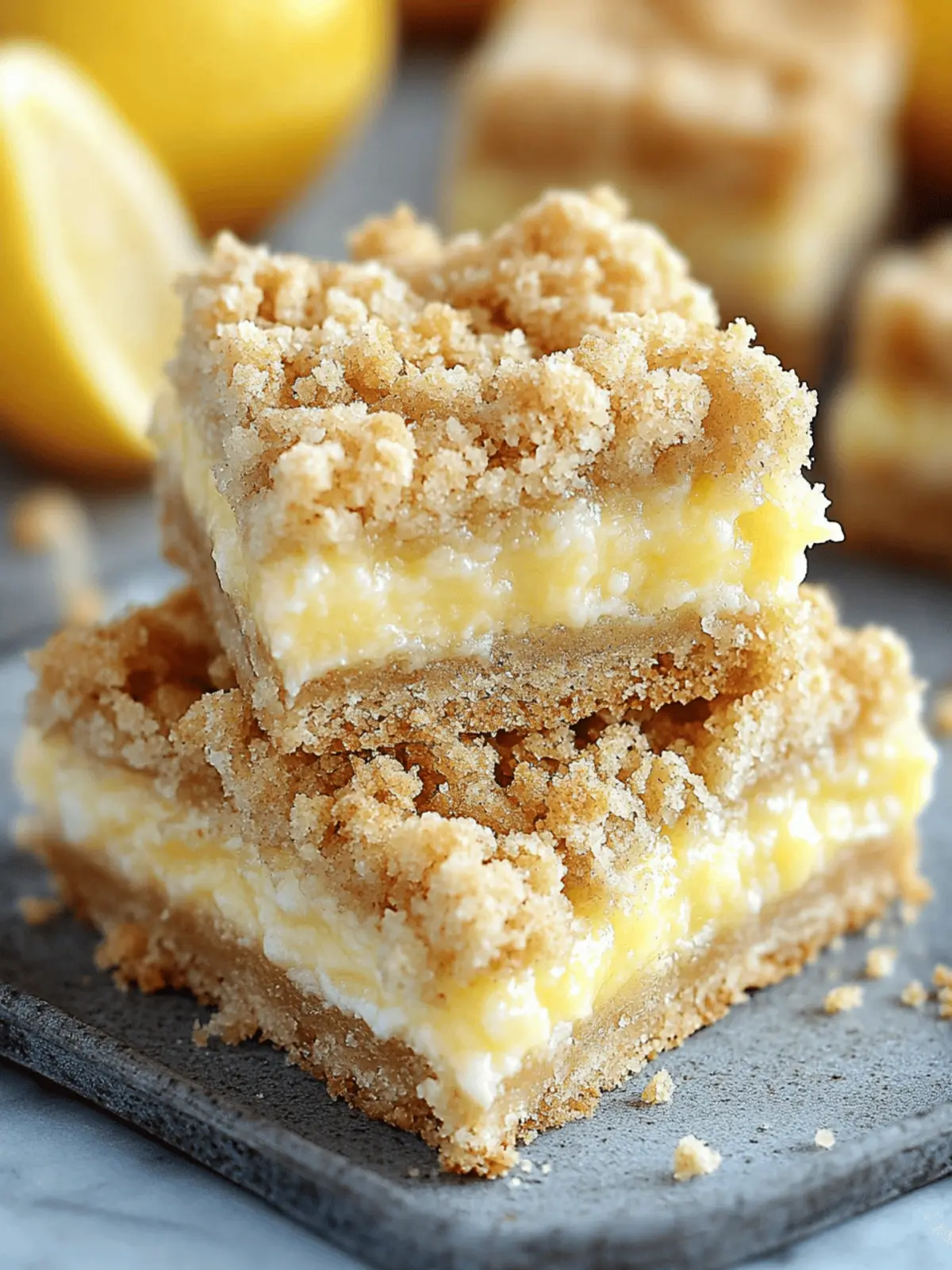 Lemon Crumb Squares