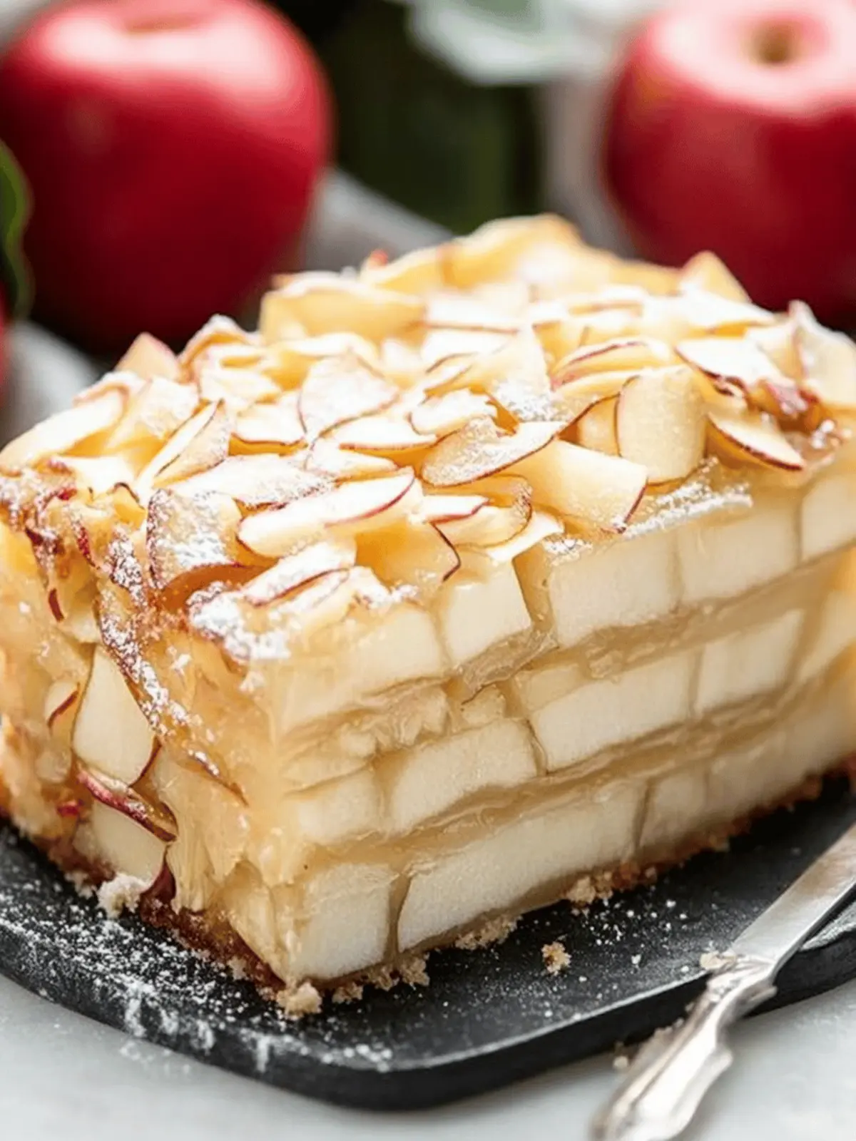 Invisible Apple Cake