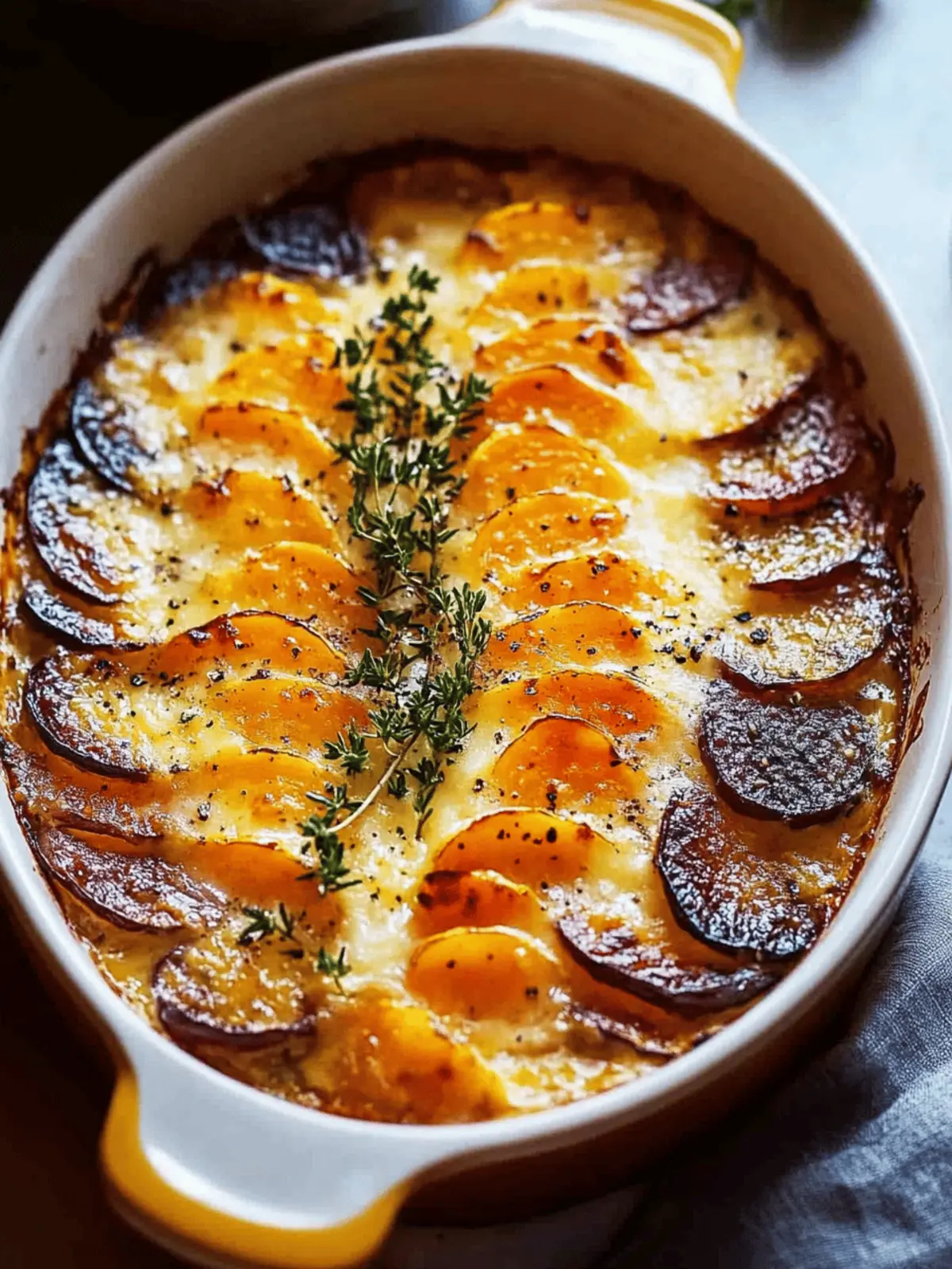 Cheesy Root Veggie Gratin