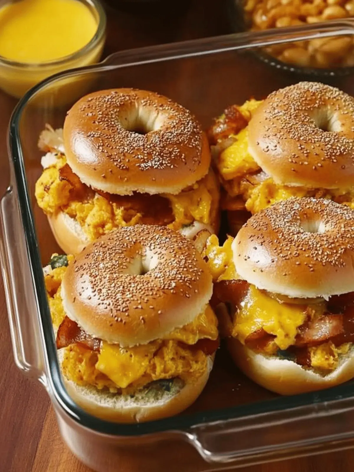 Bagel Breakfast Sliders