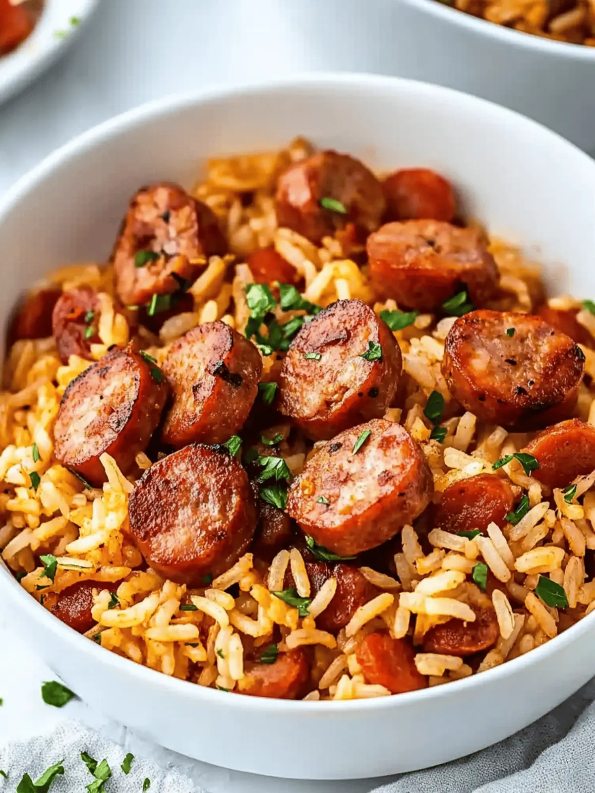 One-Pot Smoked Sausage and Rice Dinner
