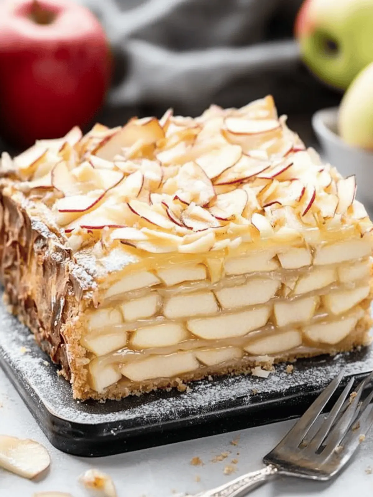 Invisible Apple Cake