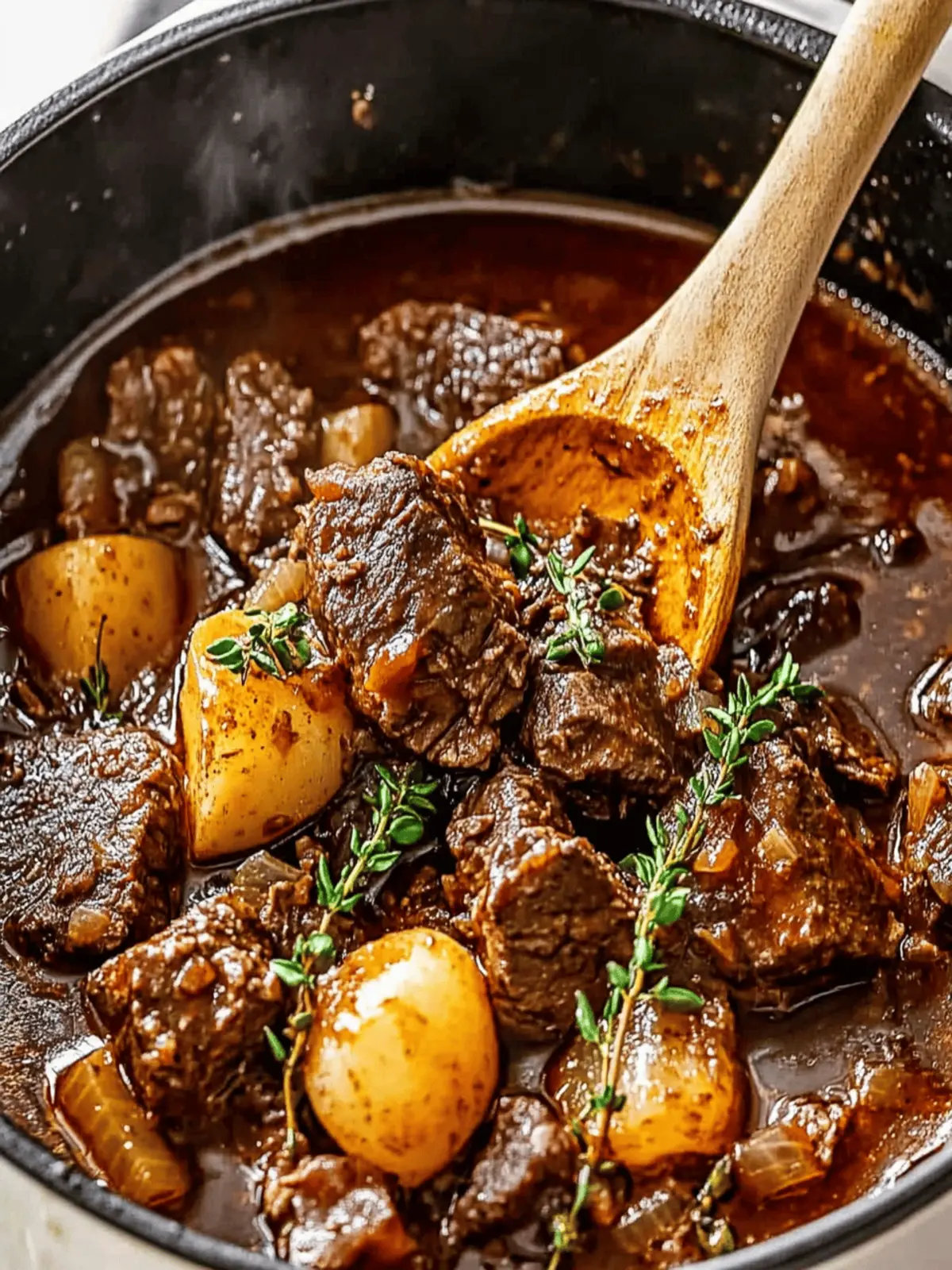 Beef Stifado (Greek Beef Stew)
