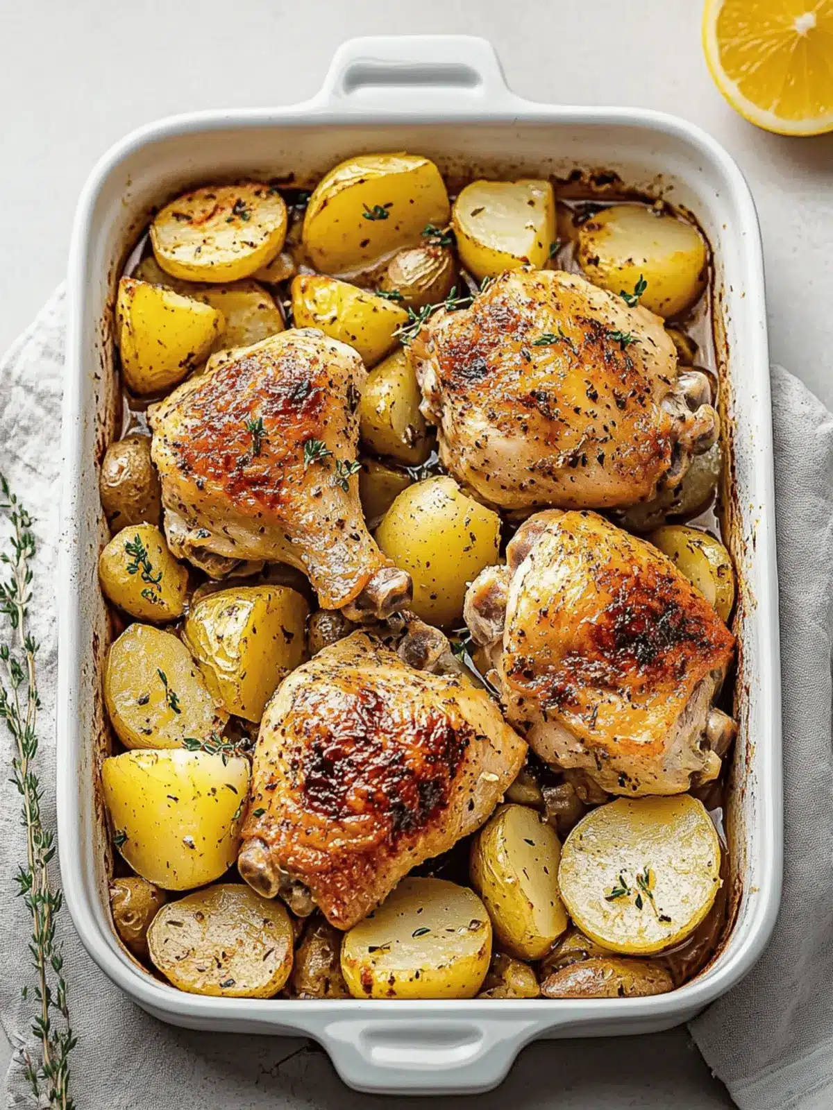 Greek Chicken and Potatoes