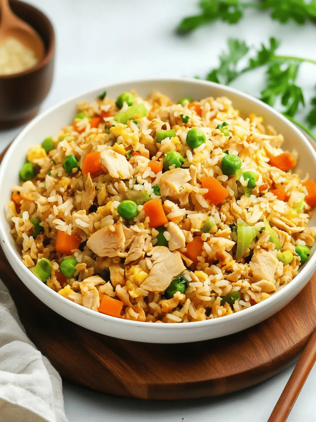 Leftover Turkey Fried Rice (One-Pan Recipe)