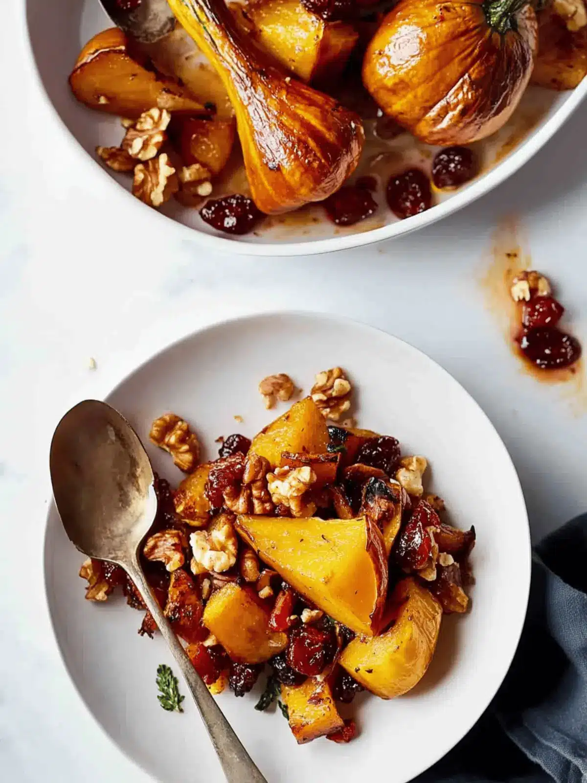 Cranberry Walnut Roasted Acorn Squash