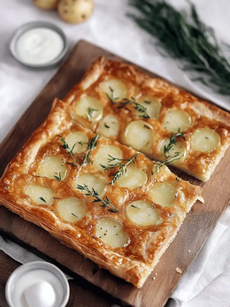 Puff Pastry Potato Tart