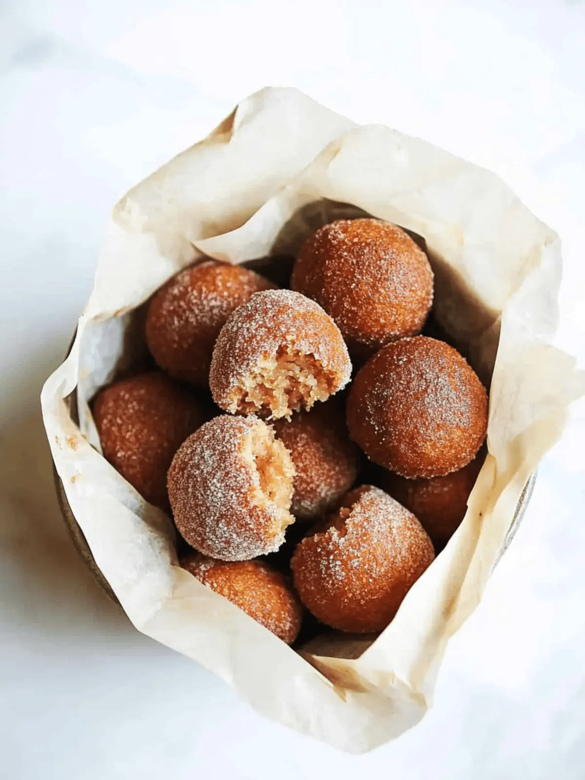 Gluten Free Apple Cider Donut Holes