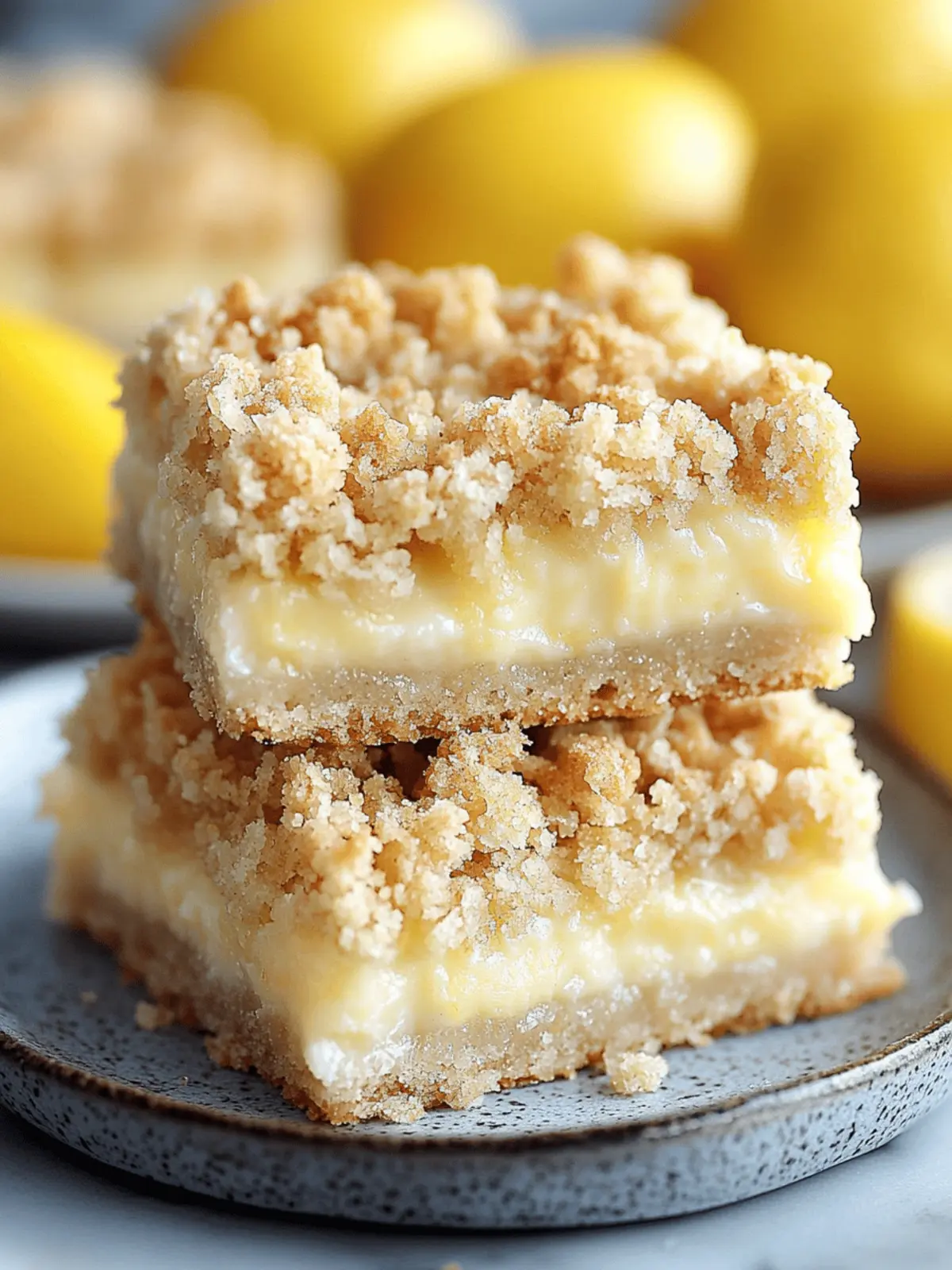 Lemon Crumb Squares