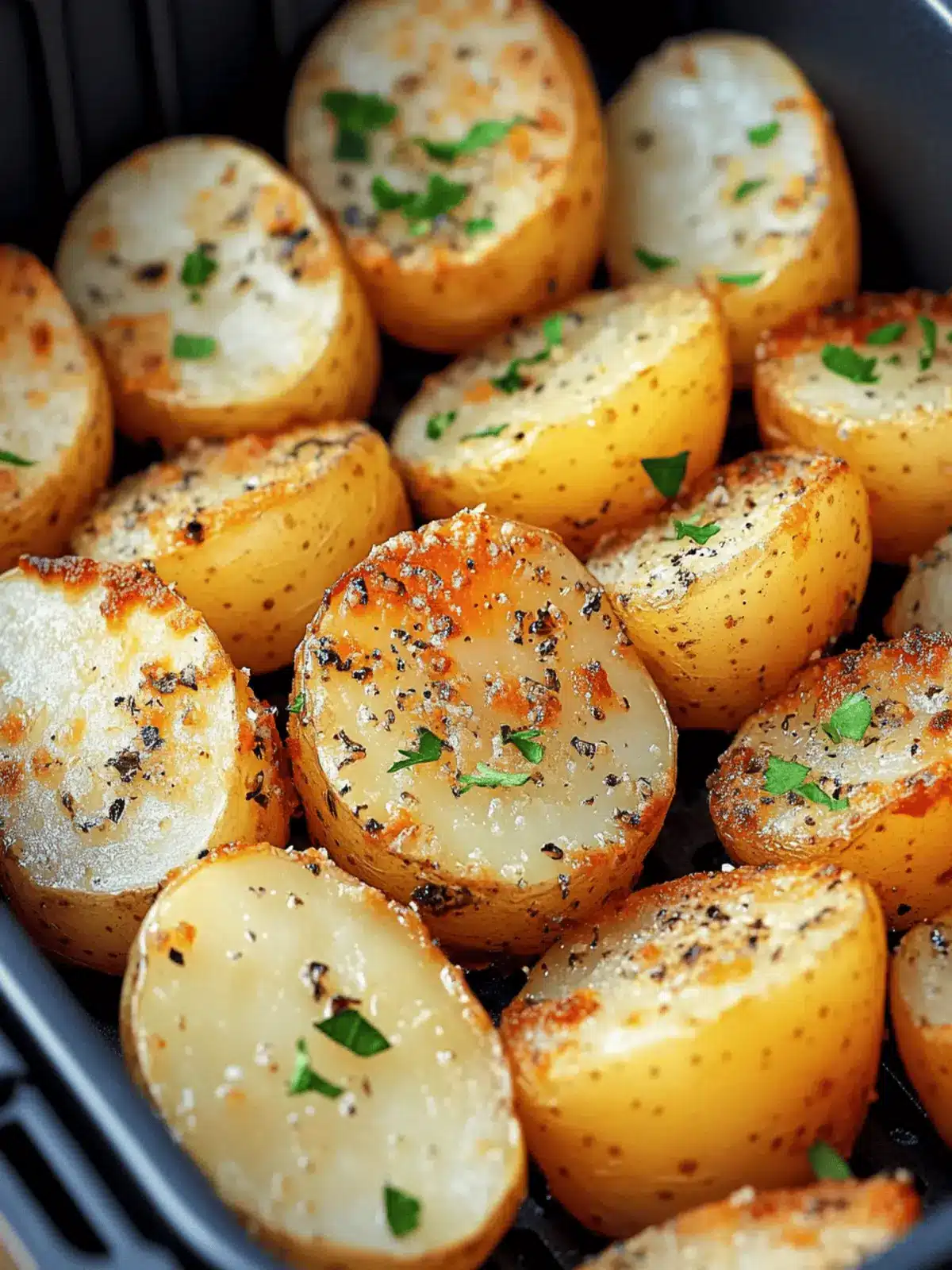 Air Fryer Sliced Potatoes