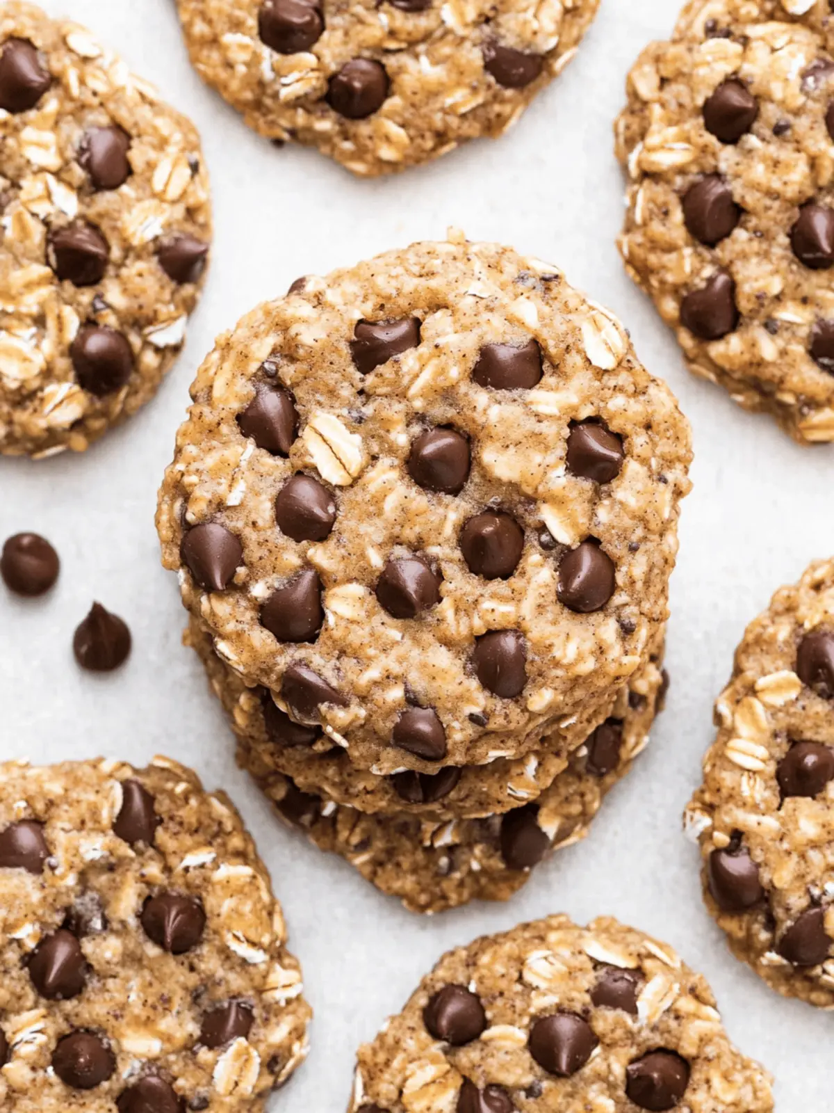 Banana Oatmeal High Protein Breakfast Cookies