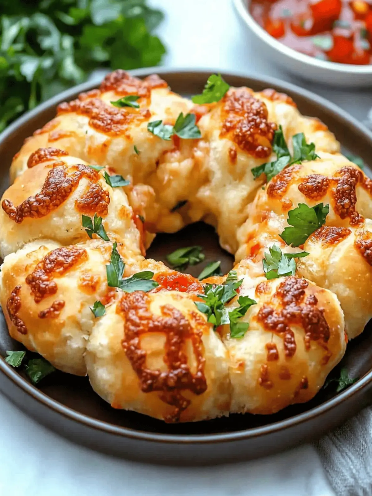 Pull Apart Pizza Monkey Bread
