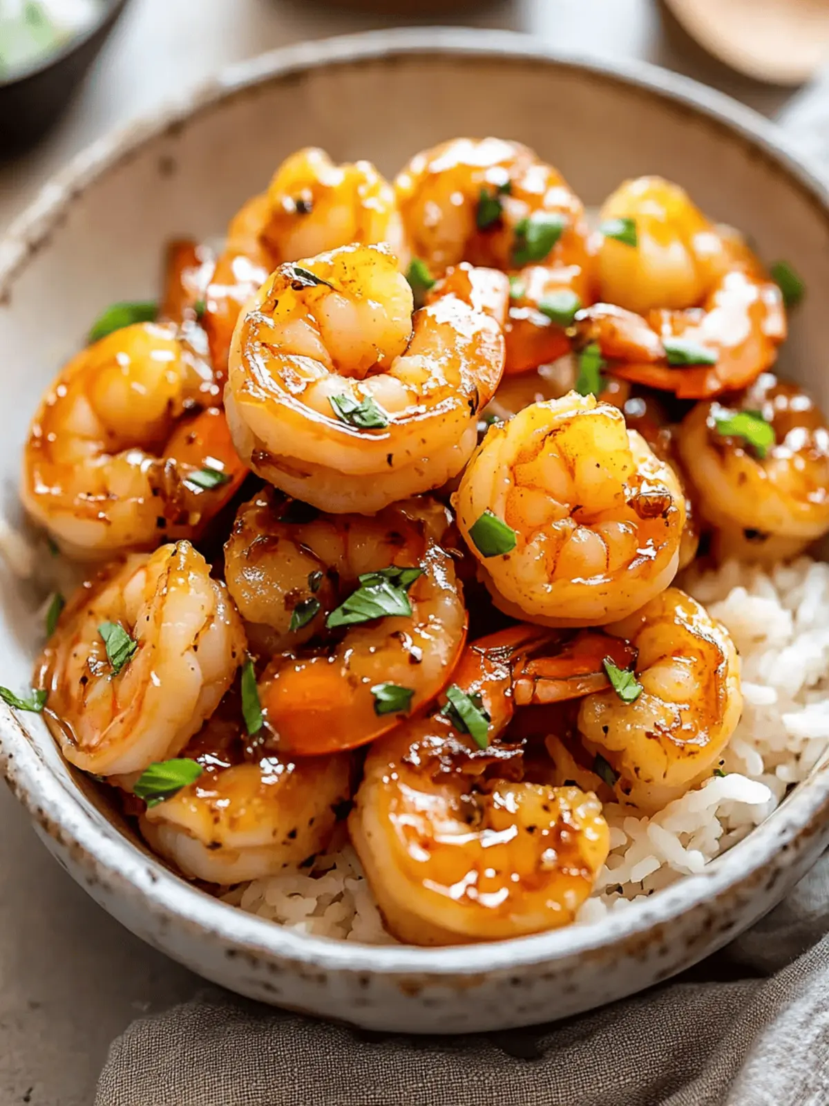 10 Minute Honey Garlic Shrimp