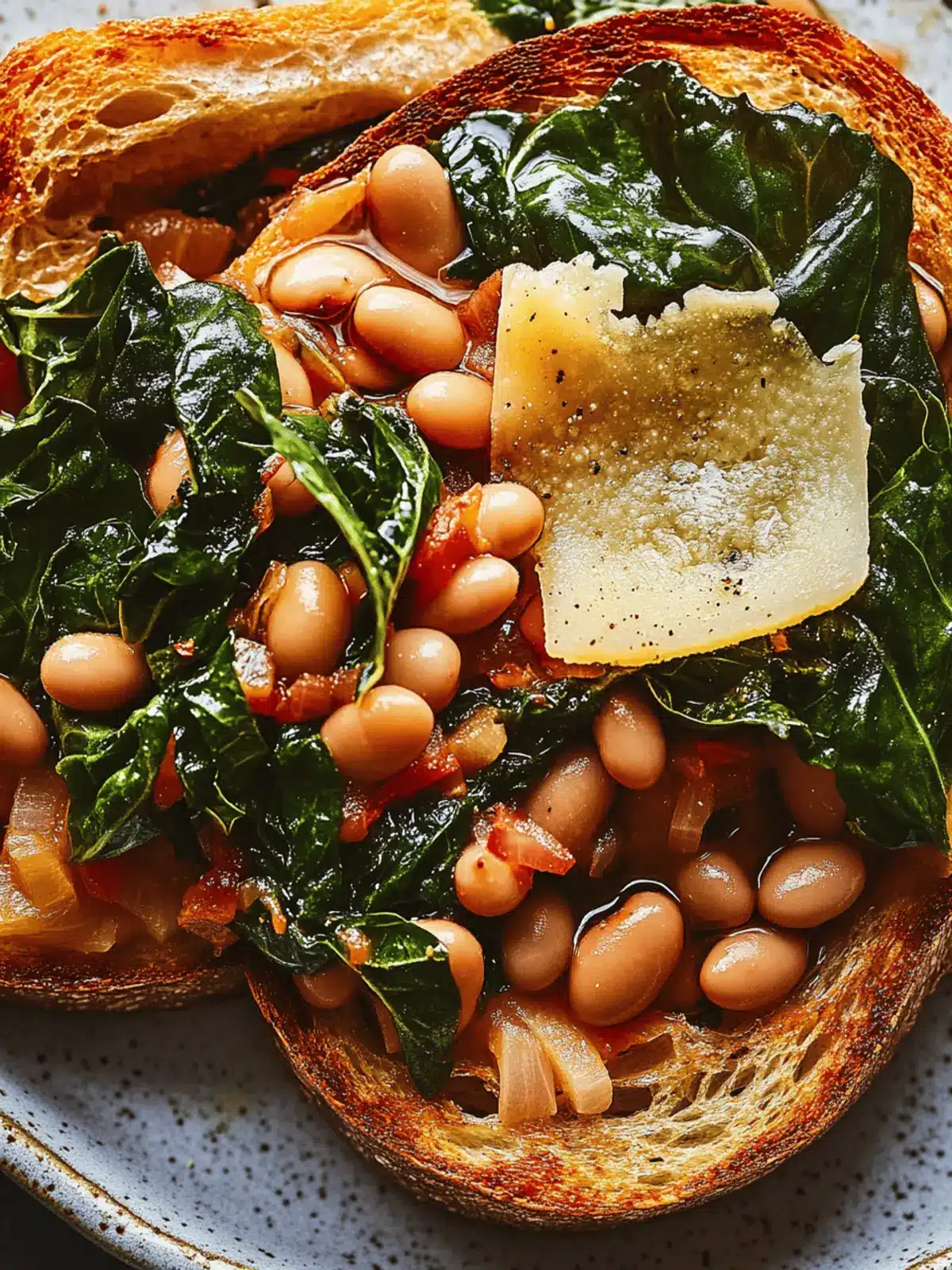 Smoky Beans and Greens on Toast