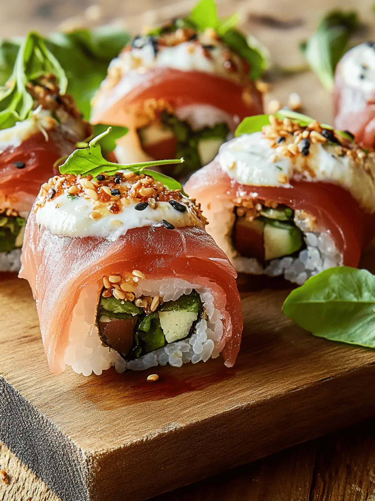 Italian Sushi Roll-Ups