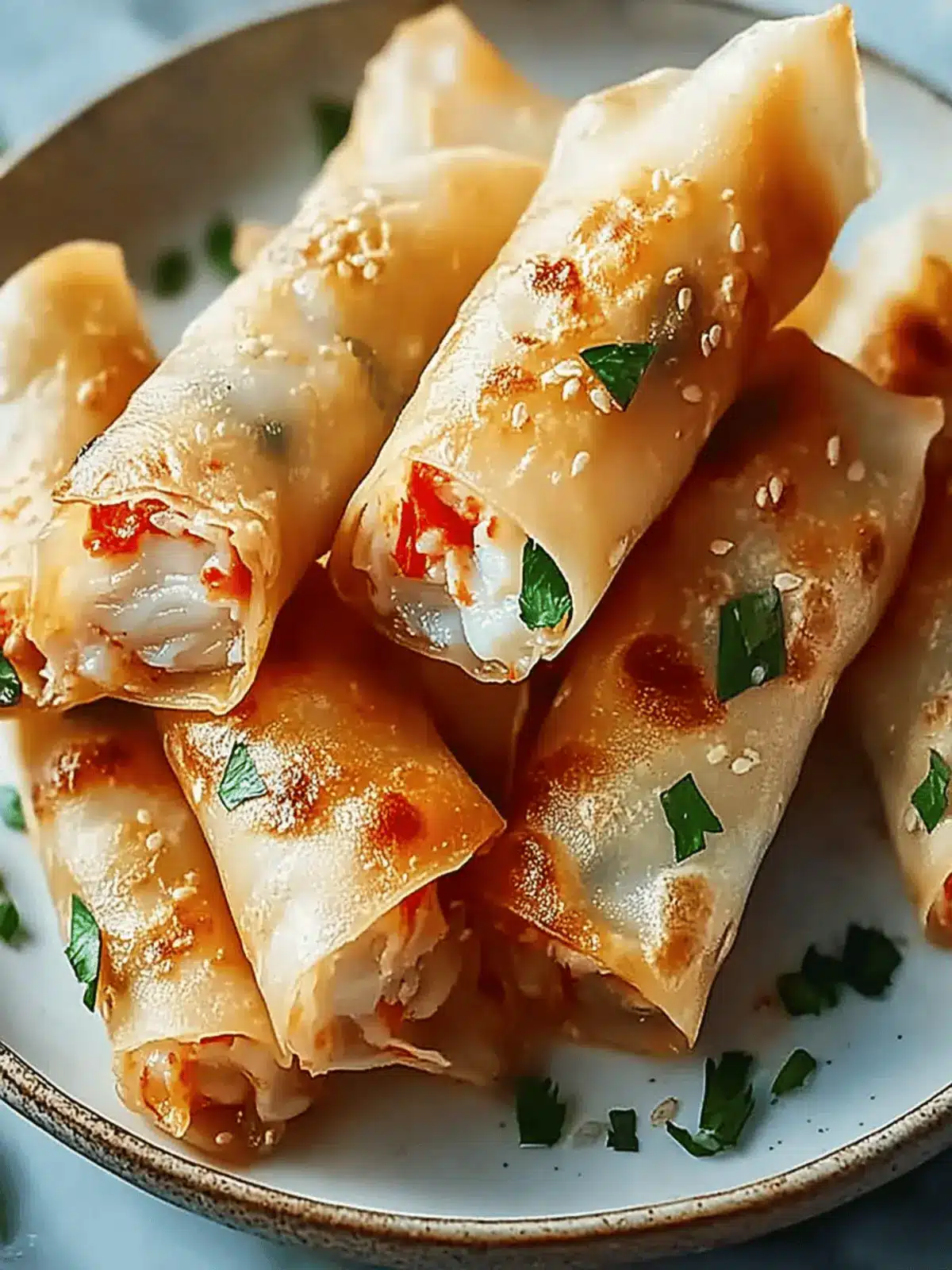 Rice Paper Crab Rangoons