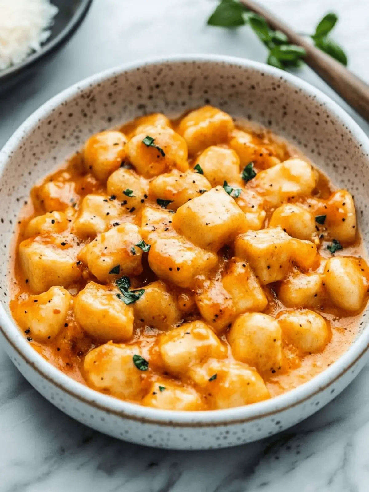 Marry Me Crispy Tofu with Gnocchi