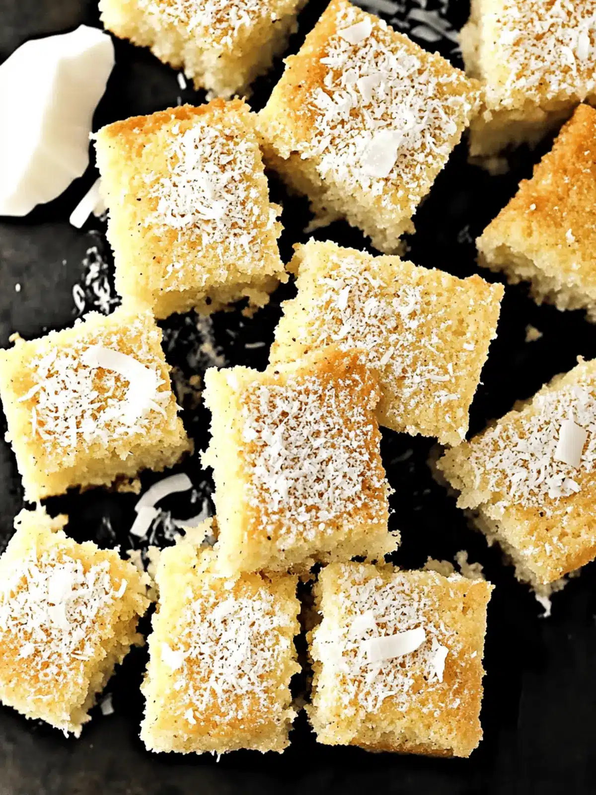 Coconut Milk Snack Cake